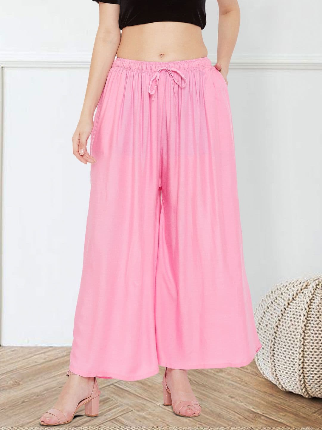 Shine N Sober Women Flared Ethnic Palazzos - view 1