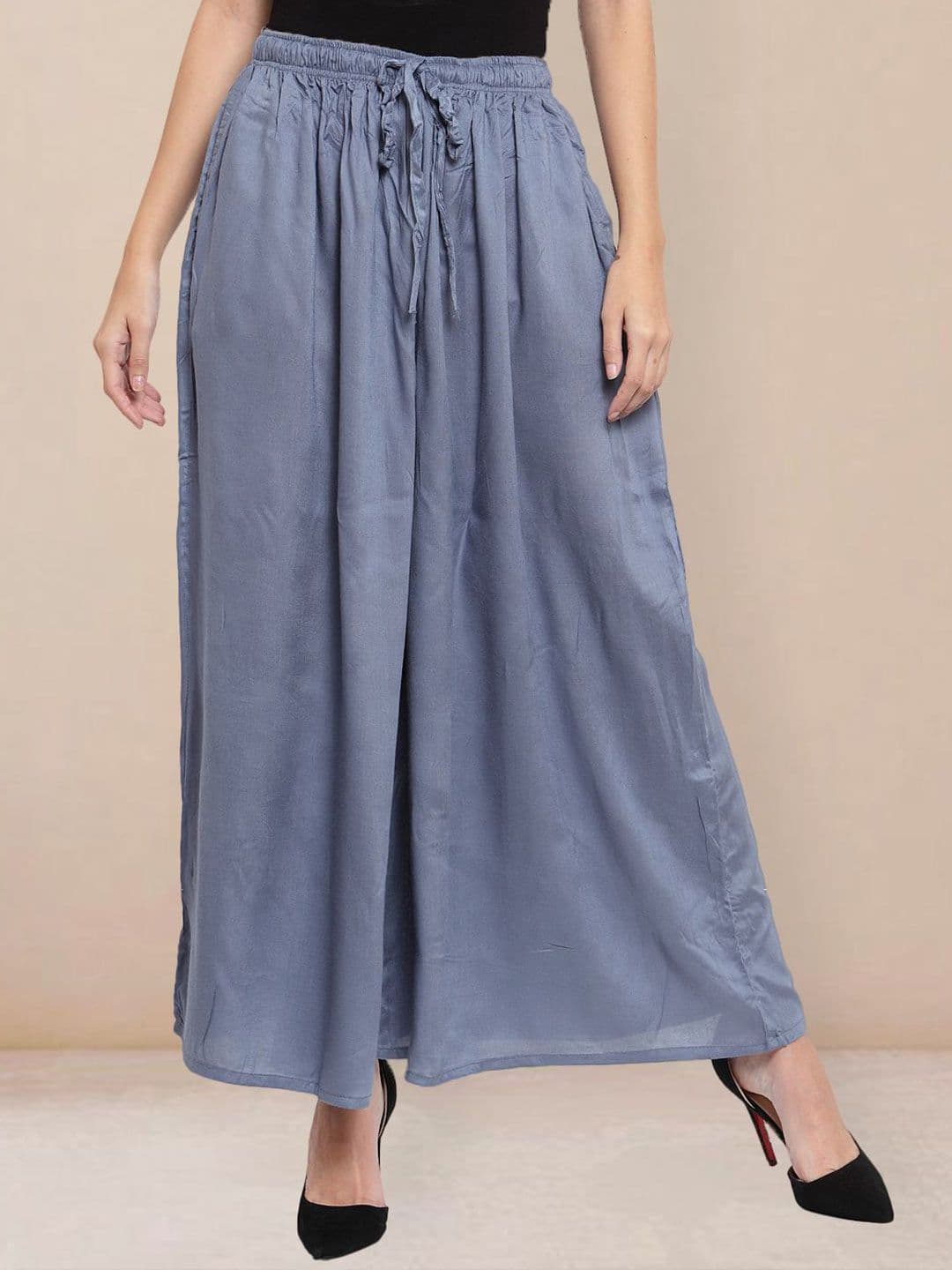 Shine N Sober Women Flared Ethnic Palazzos - view 1