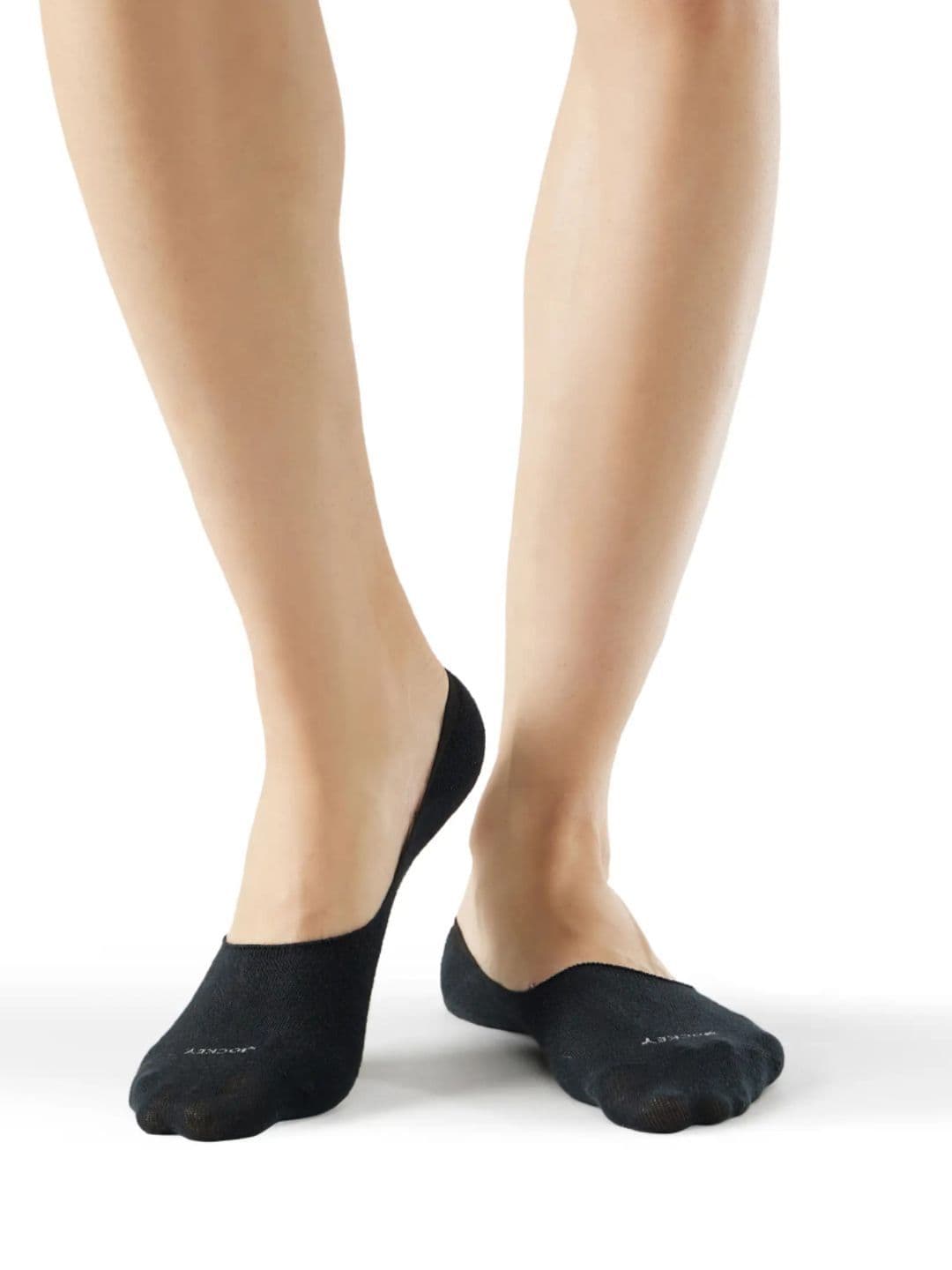 Jockey Pack of 3 Compact Cotton Elastane Stretch No Show Socks StayFresh Treatment-7099 - view 1