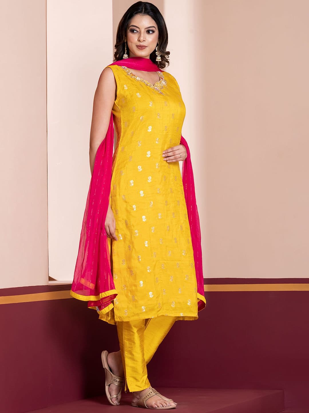 SHREE BALAJI Women Kurta with Trousers & With Dupatta - view 1