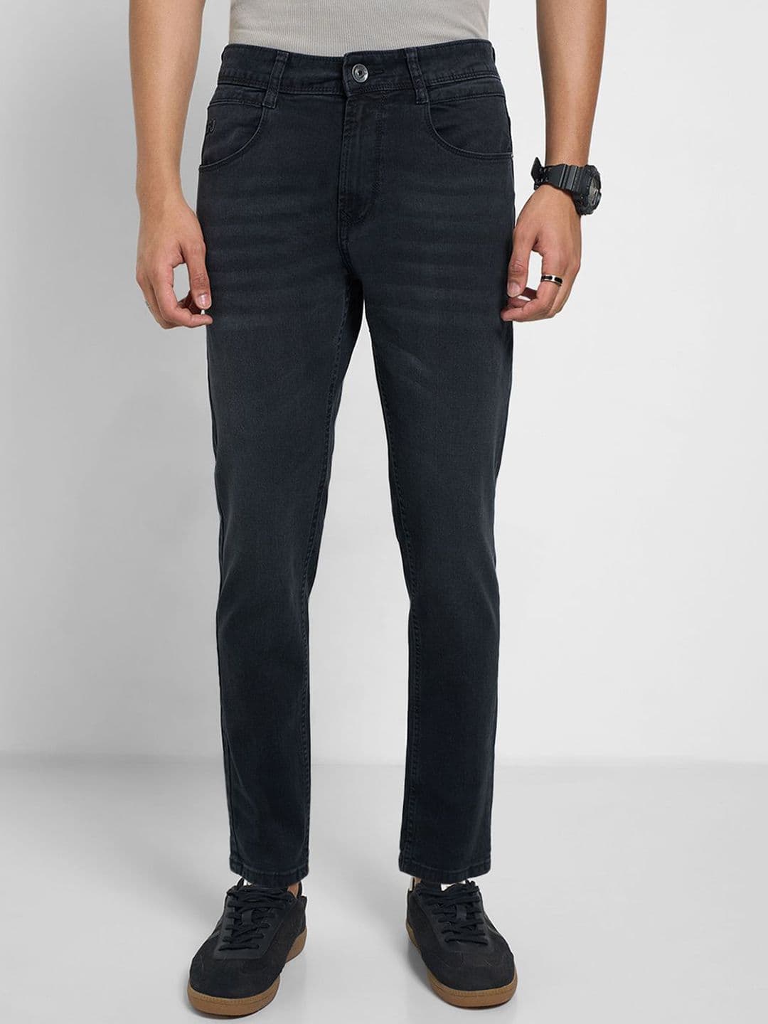 SF JEANS by Pantaloons Men Slim Fit Mid-Rise Jeans - view 1