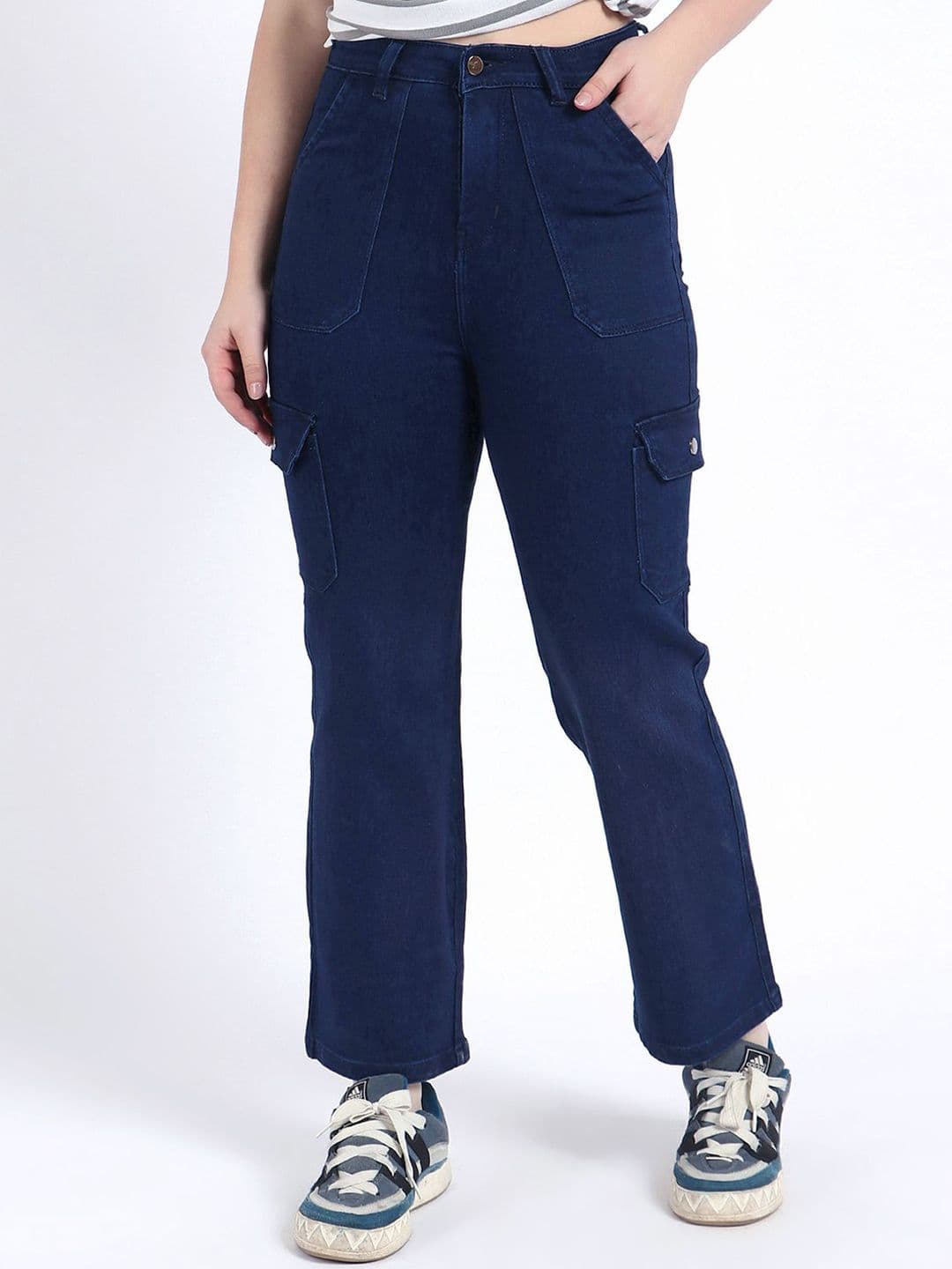 Hayler Women Relaxed Fit Mid-Rise Stretchable Jeans - view 1