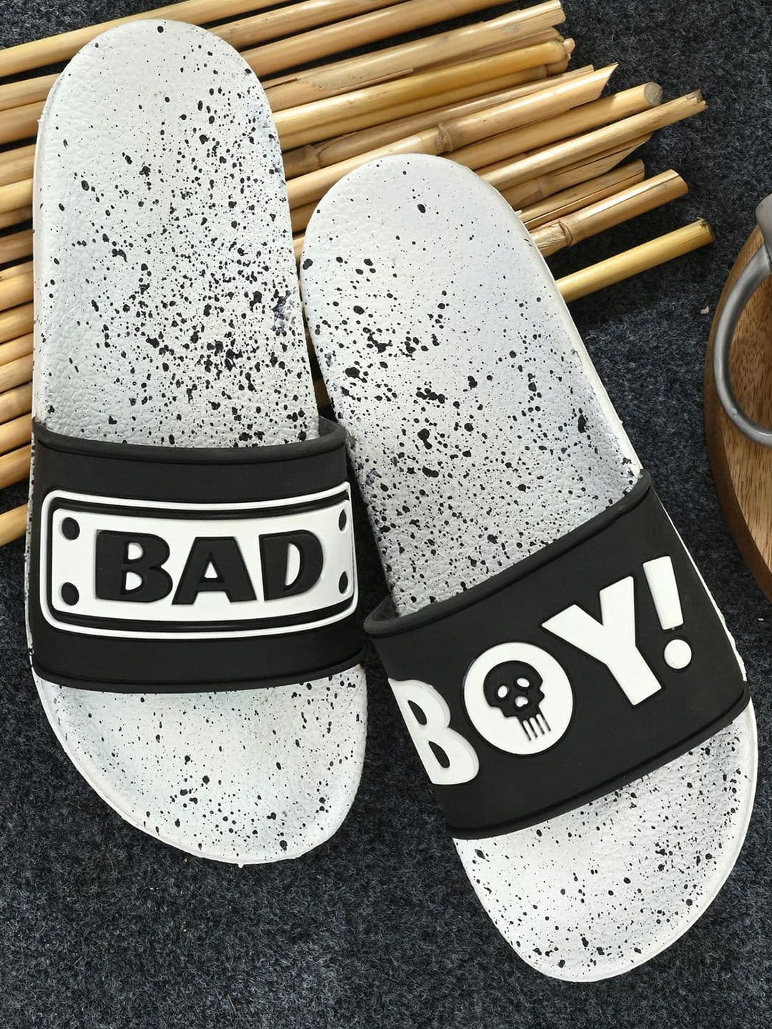 Shoe Island Men Silicon Strap SLP_BAD White PVC Shoes - view 1