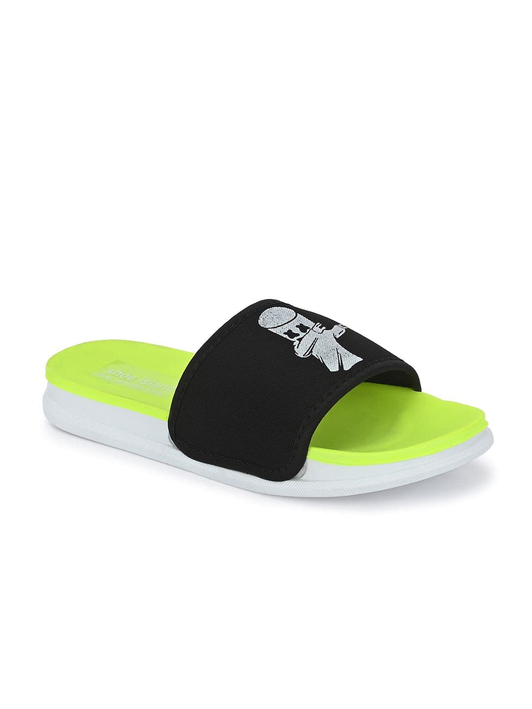 Shoe Island Men Silicon Strap SLP_MARSH Green PVC Shoes - view 1