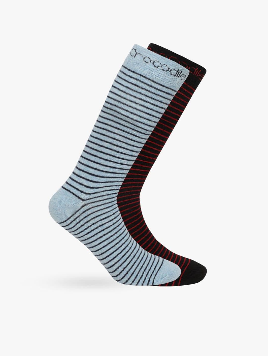 Crocodile Men Pack Of 2 Assorted Calf-Length Socks - view 1