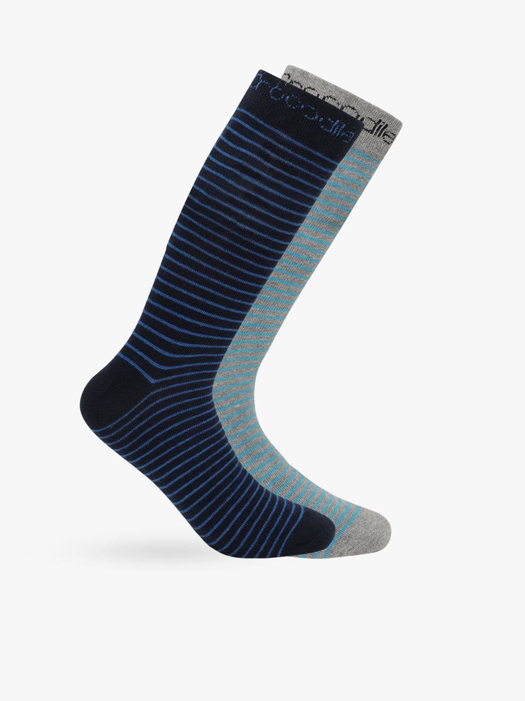 Crocodile Men Pack Of 2 Assorted Calf -Length Socks - view 1
