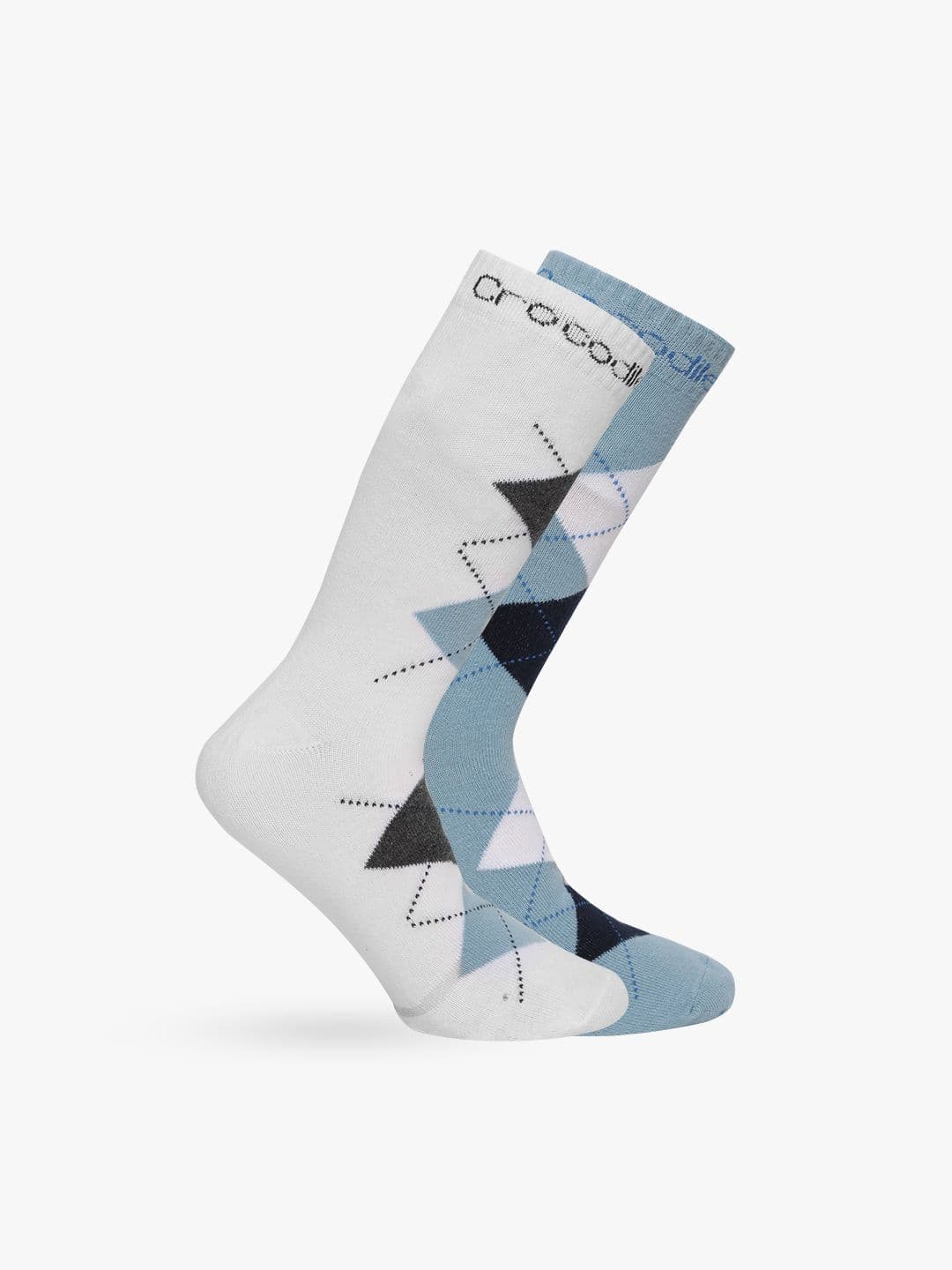 Crocodile Men Pack Of 2 Assorted Calf-Length Socks - view 1