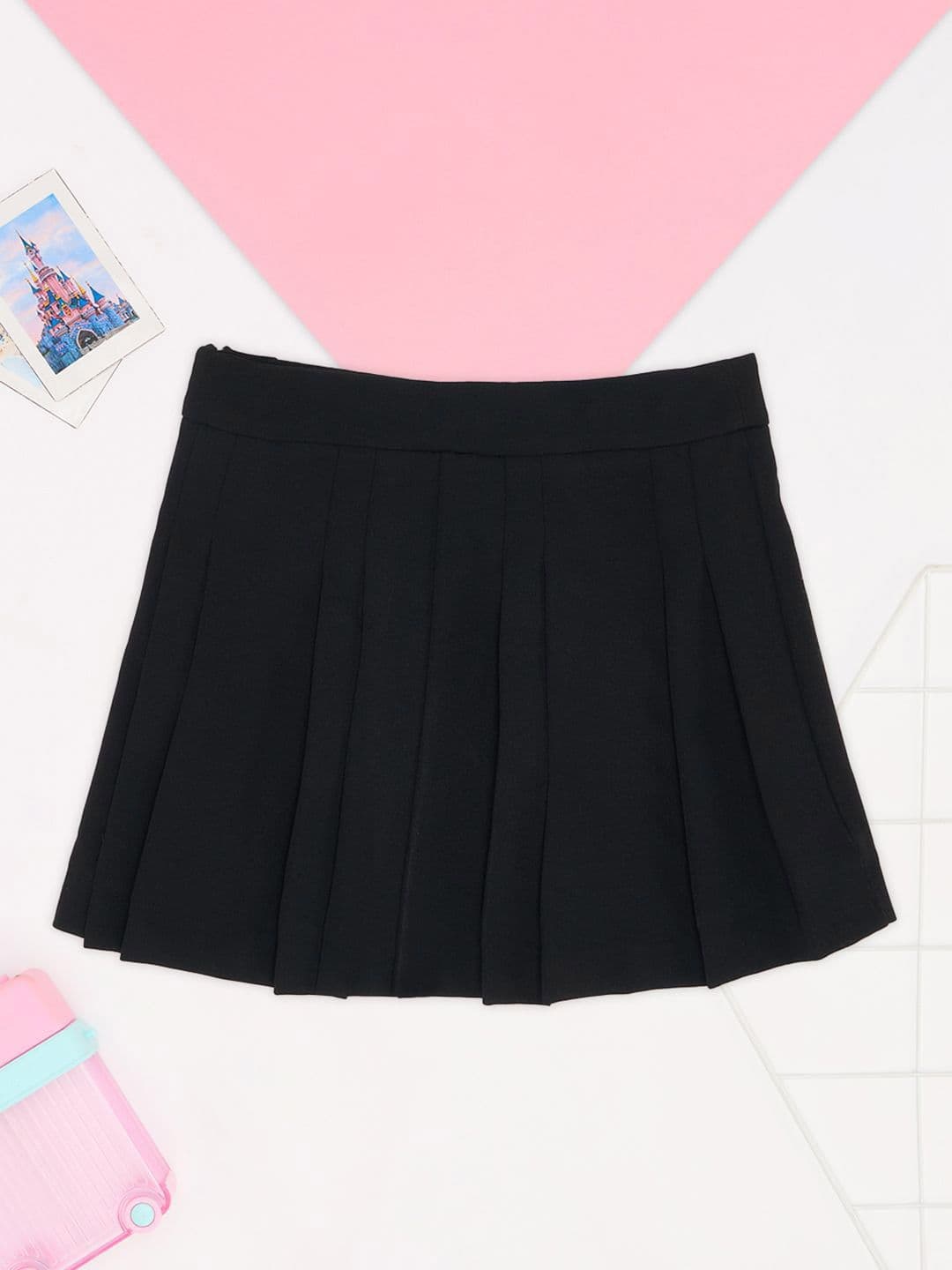 Pantaloons Junior Girls Flared Mini Skirt - view 1