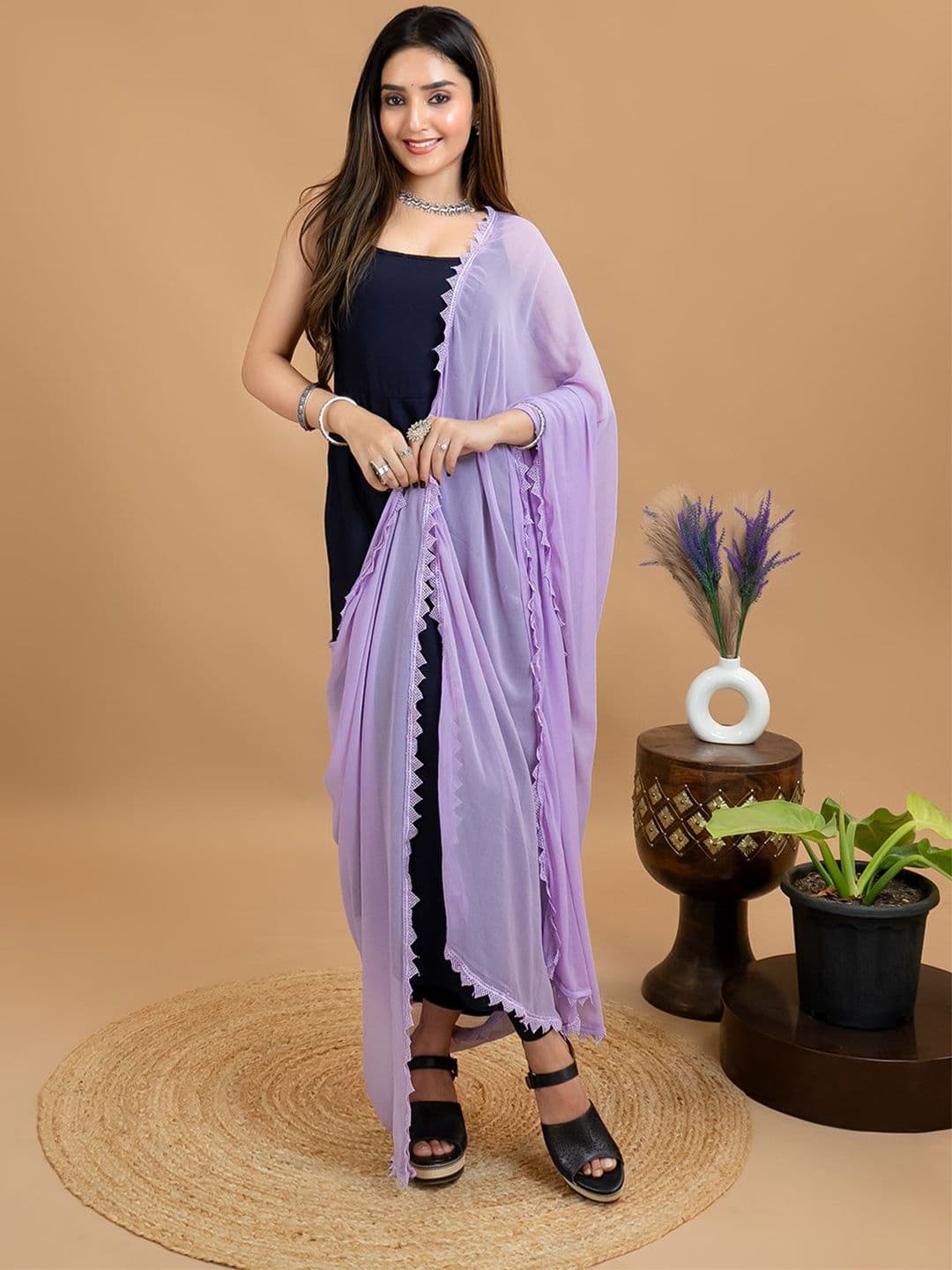 HELLA FASHIONS Chiffon Dupatta - view 1