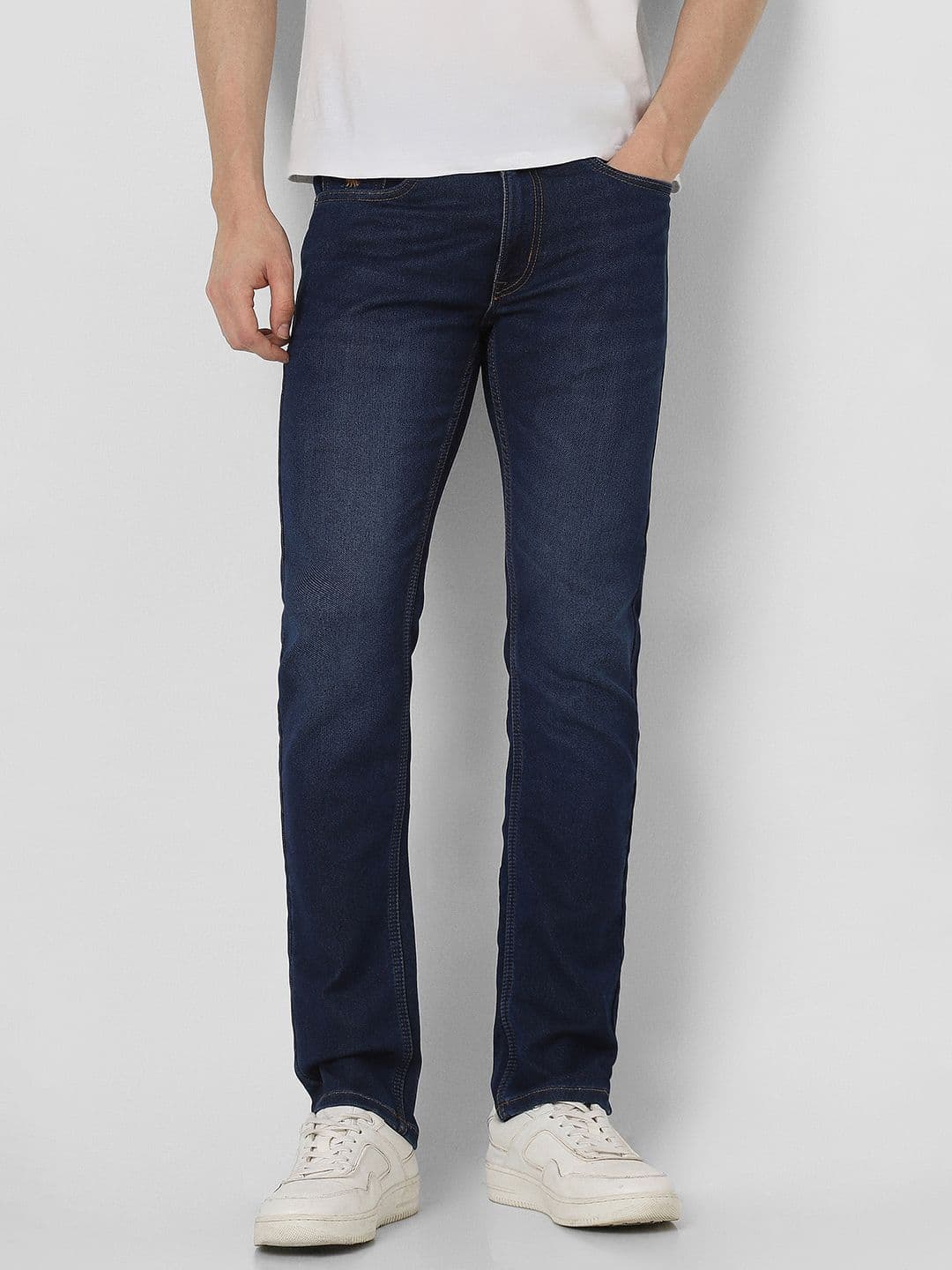 Peter England Casuals Men Slim Fit Light Fade Jeans - view 1