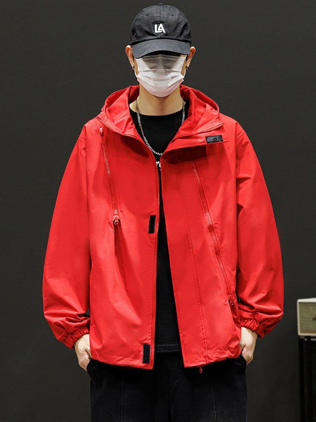 StyleCast x Revolte Men Hooded Open Front Jacket - view 1