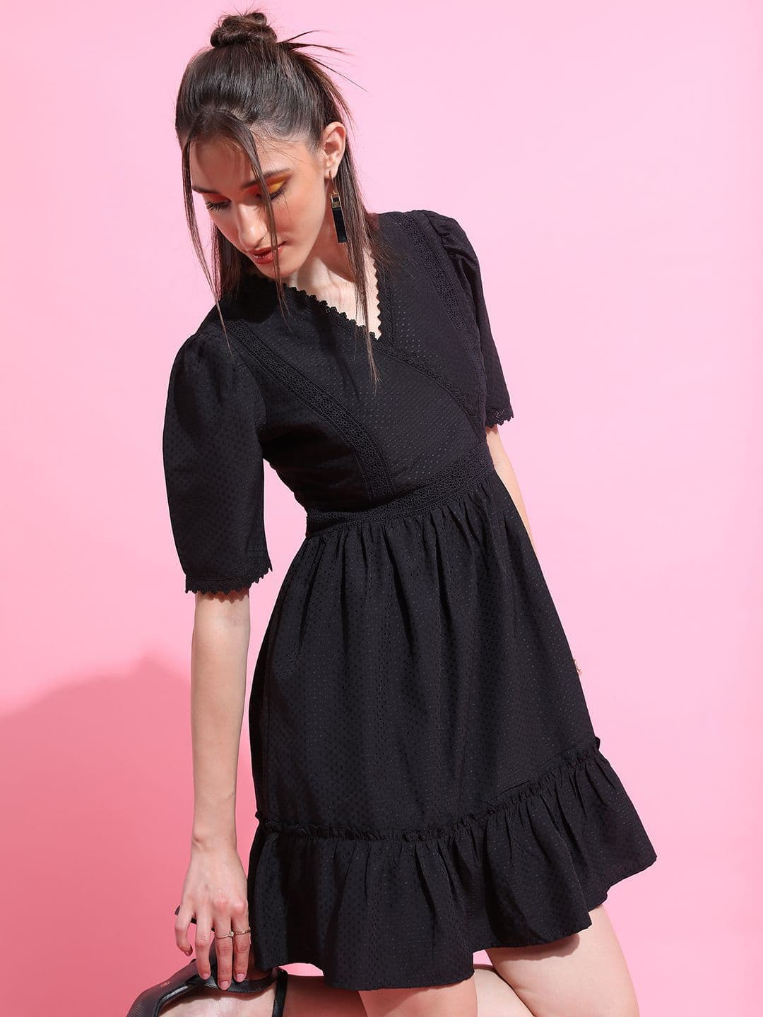 Tokyo Talkies Wome A-Line Mini Dress - view 1