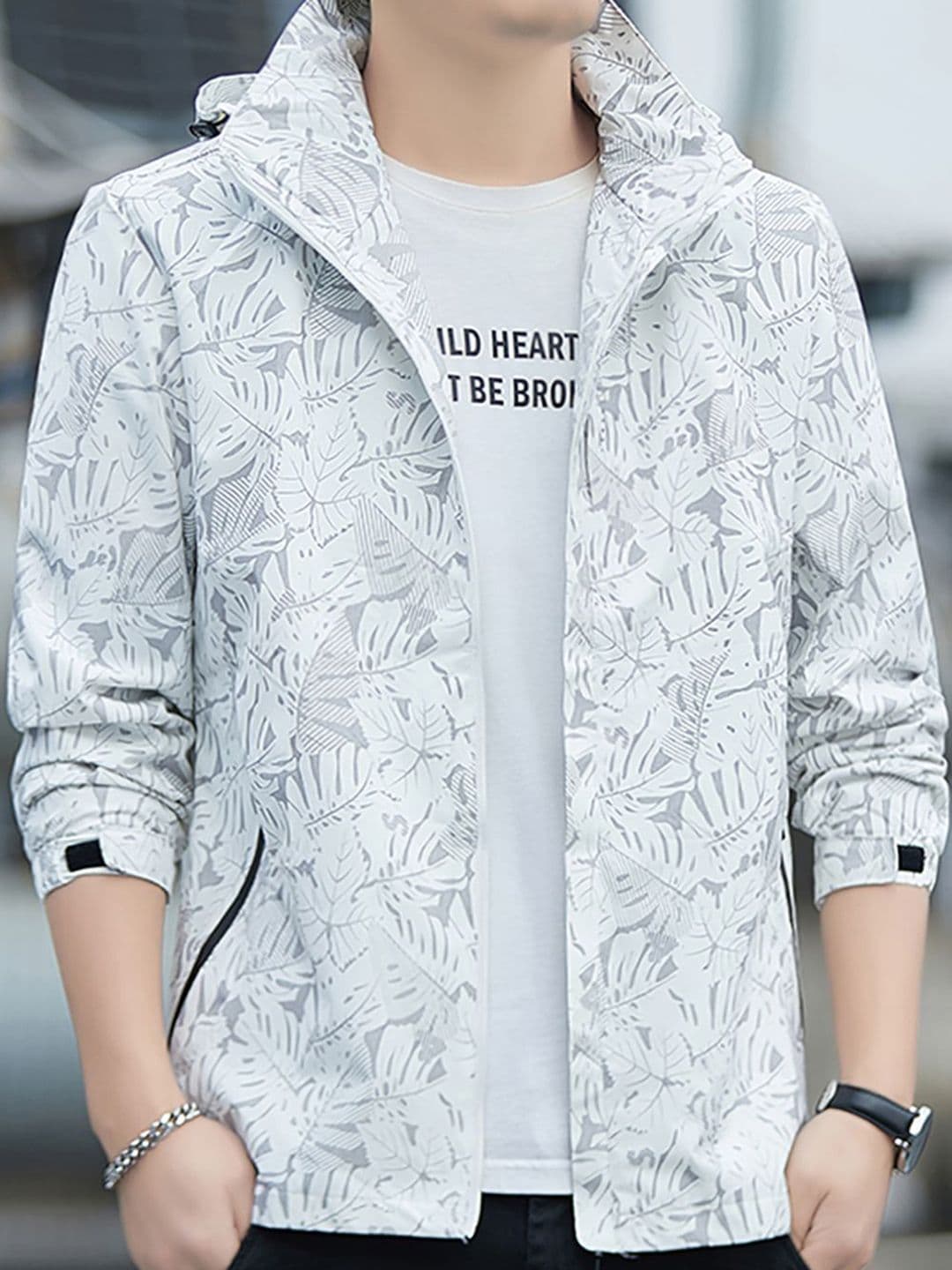 StyleCast x Revolte Printed Open Front Jacket - view 1