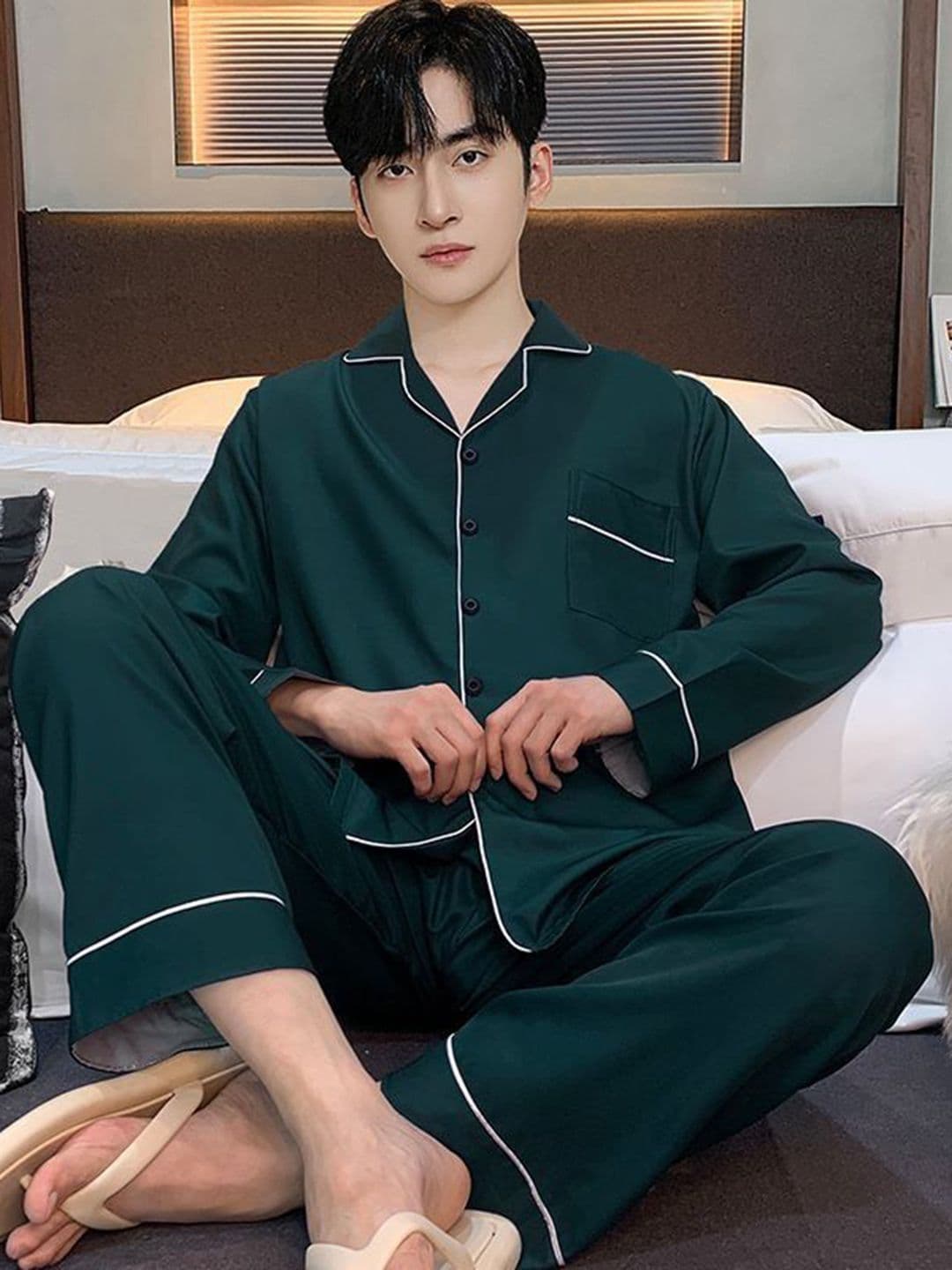 StyleCast Men Shirt With Pyjama Night Suit - view 1