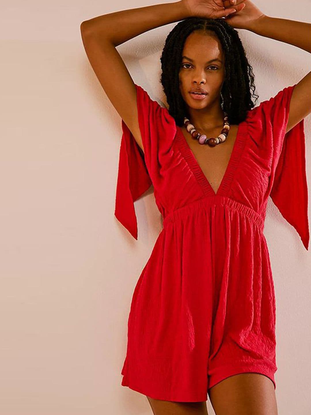 StyleCast x Revolte Solid V-Neck Jumpsuit - view 1