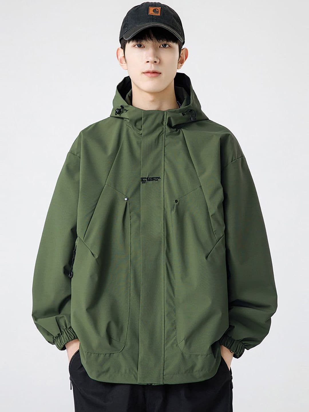 StyleCast x Revolte Men Open Front Hooded Jacket - view 1