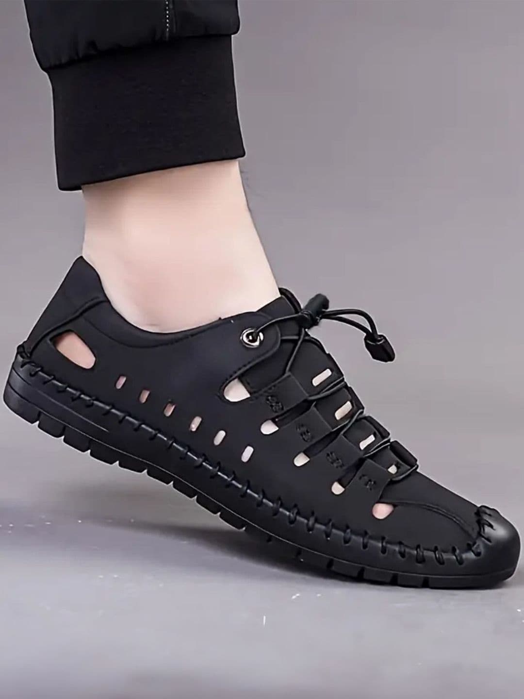 Robbie Jones Men PU Comfort Sandals - view 1