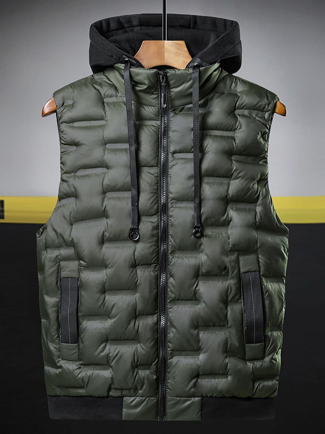StyleCast x Revolte Hooded Gilet Casual Jacket - view 1