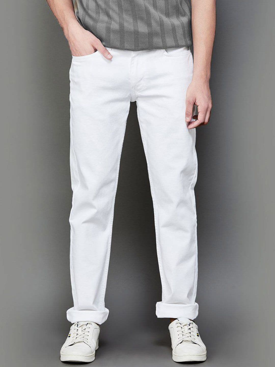 fineblu Men Slim Fit Mid-Rise Stretchable Jeans - view 1
