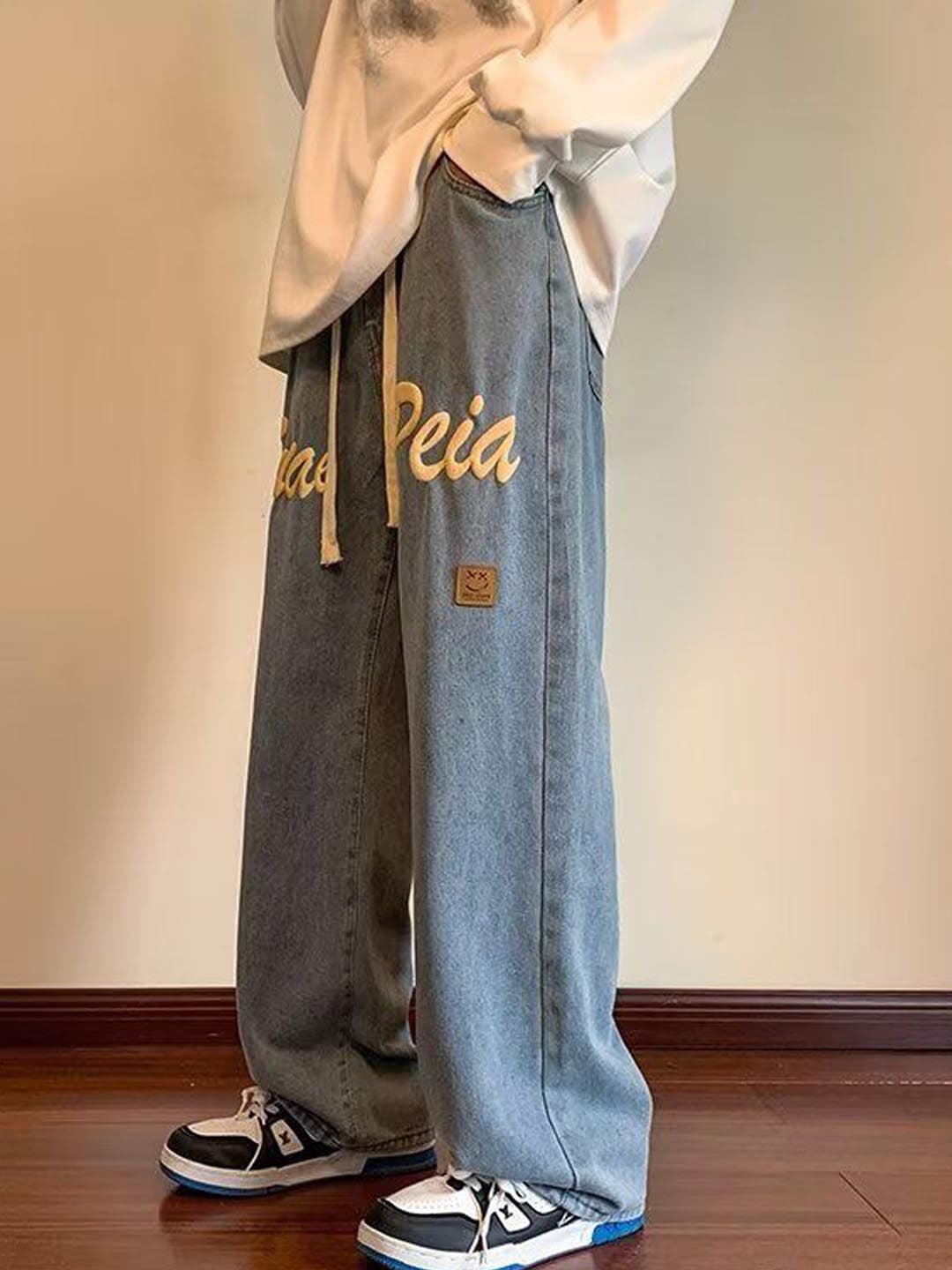 StyleCast Men Wide Leg Light Shade Jeans - view 1