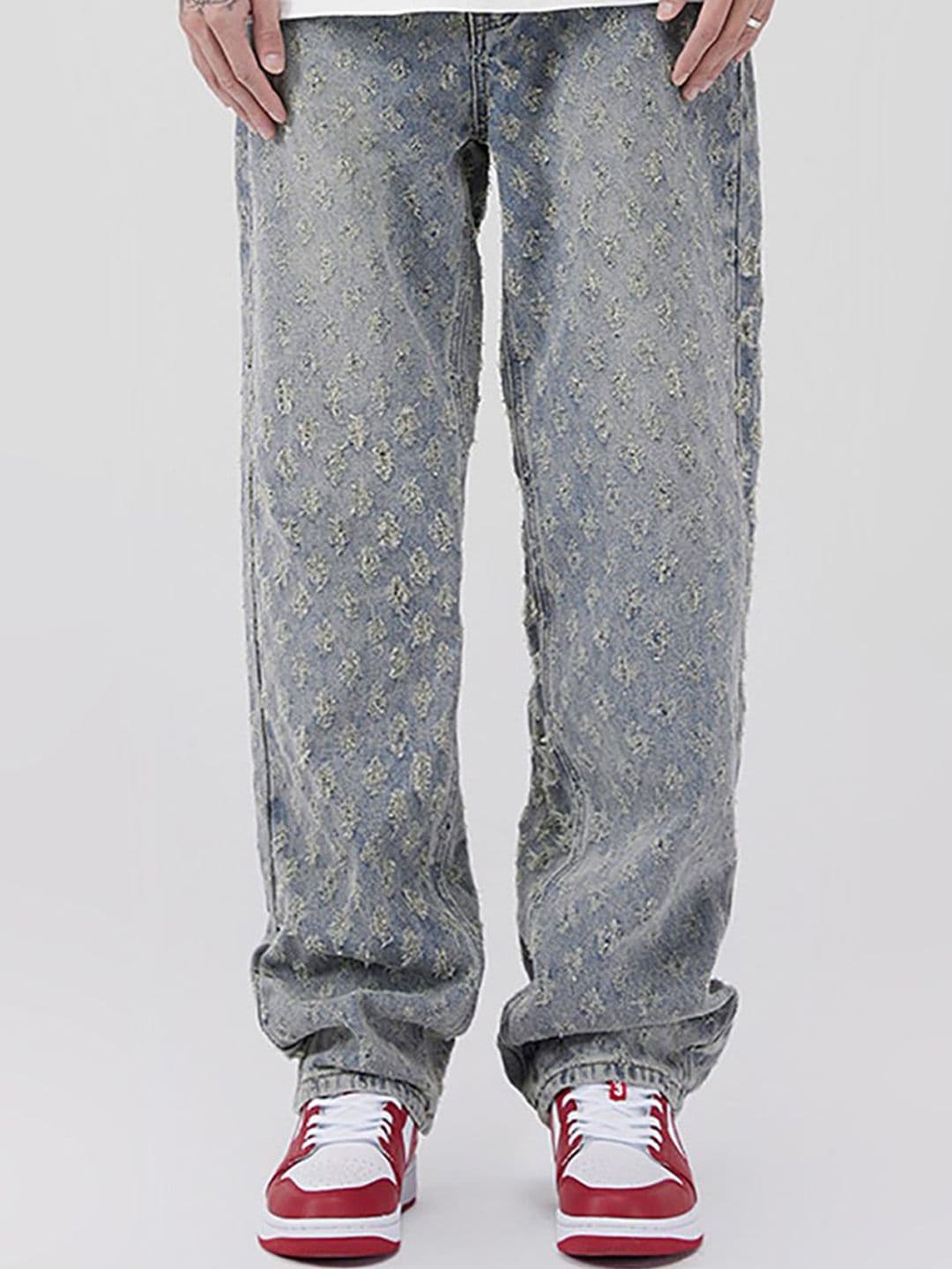 StyleCast x Revolte Men Relaxed Fit Light Fade Jeans - view 1