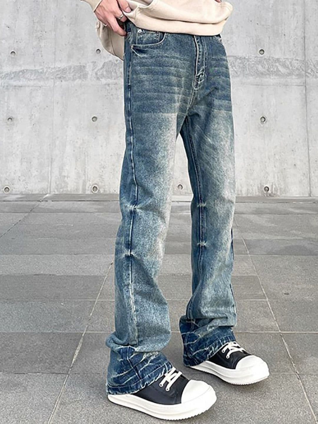 StyleCast x Revolte Men Mid-Rise Clean Look Light Fade Jeans - view 1