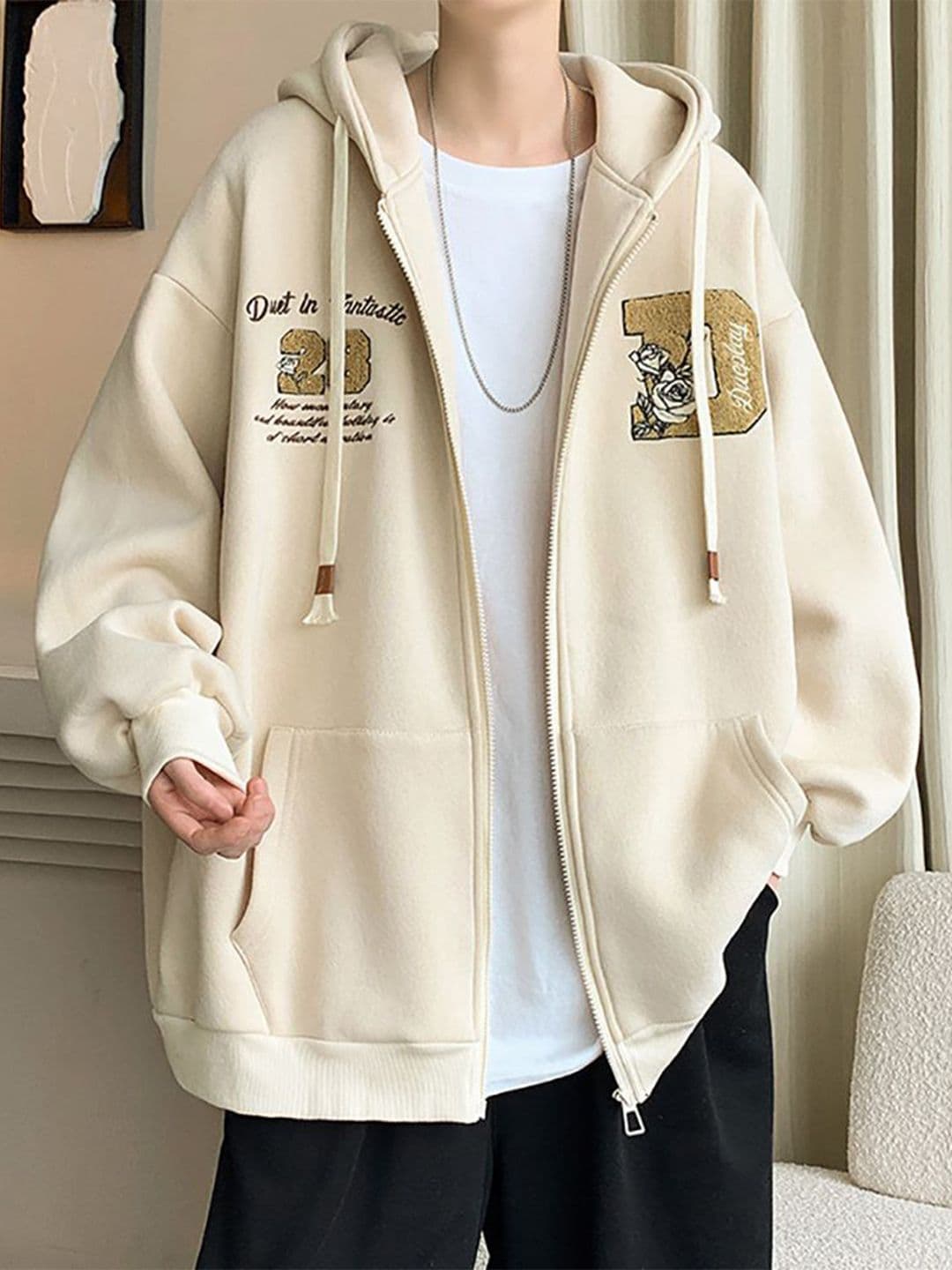 StyleCast x Revolte Men Hooded Long Sleeves Sweatshirt - view 1