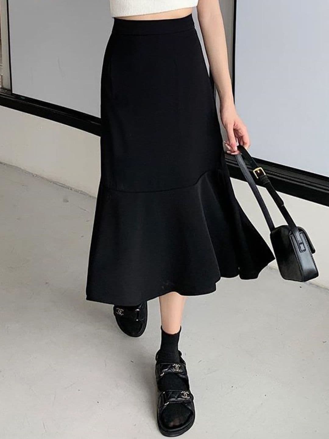 StyleCast A-Line Knee-Length Skirt - view 1