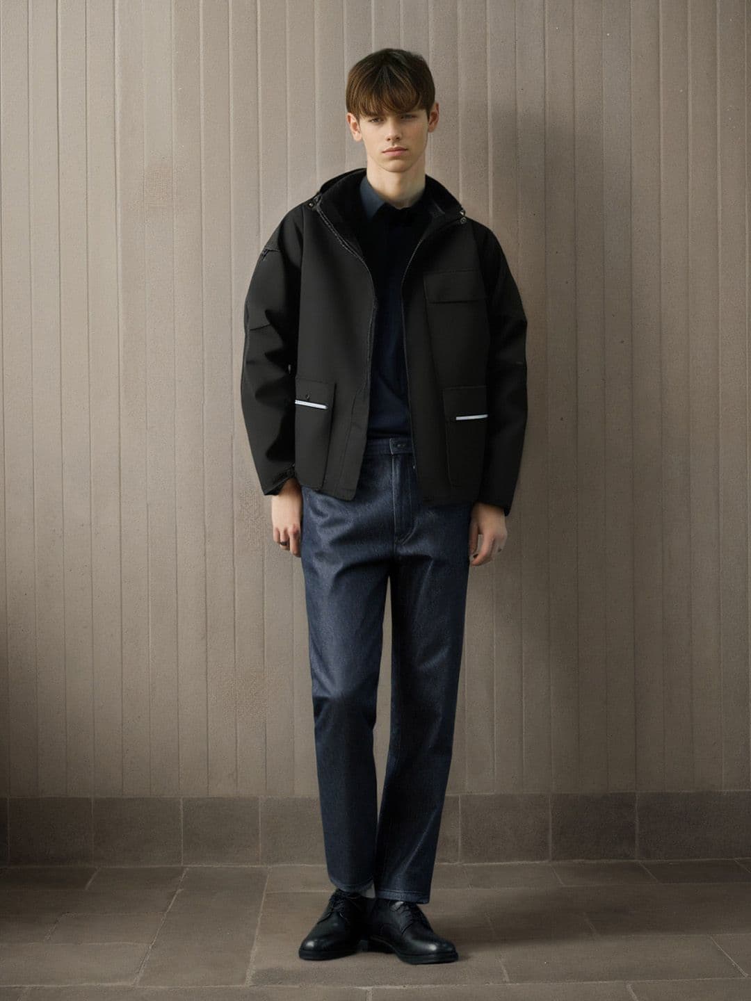 StyleCast x Revolte Men Hooded Solid Casual Bomber Jacket - view 1