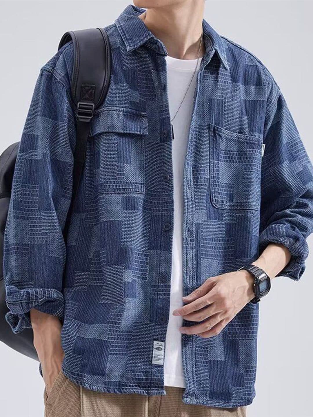 StyleCast Men Opaque Checked Casual Shirt - view 1
