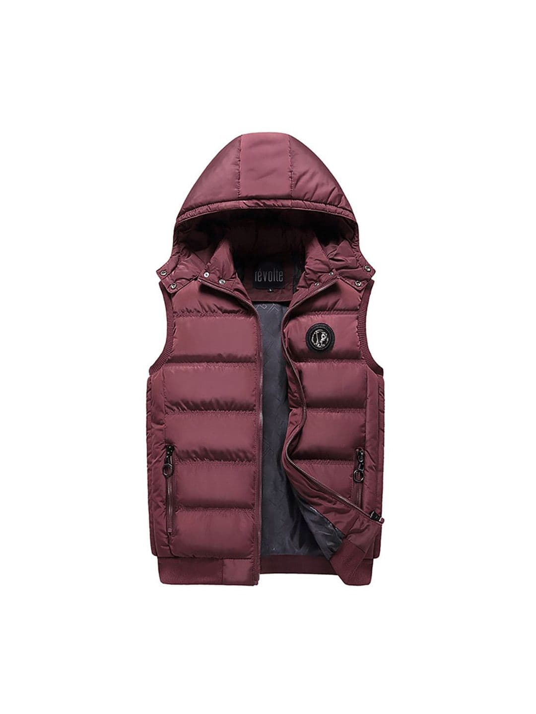 StyleCast x Revolte Hooded Gilet Casual Jacket - view 1