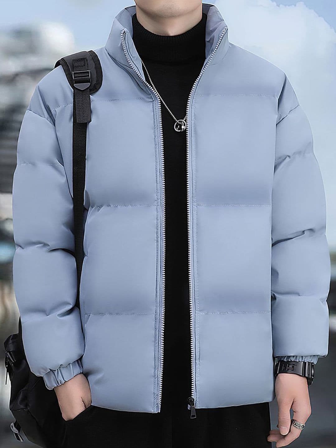 StyleCast x Revolte Men Stand Collar Insulator Outdoor Padded Jacket - view 1