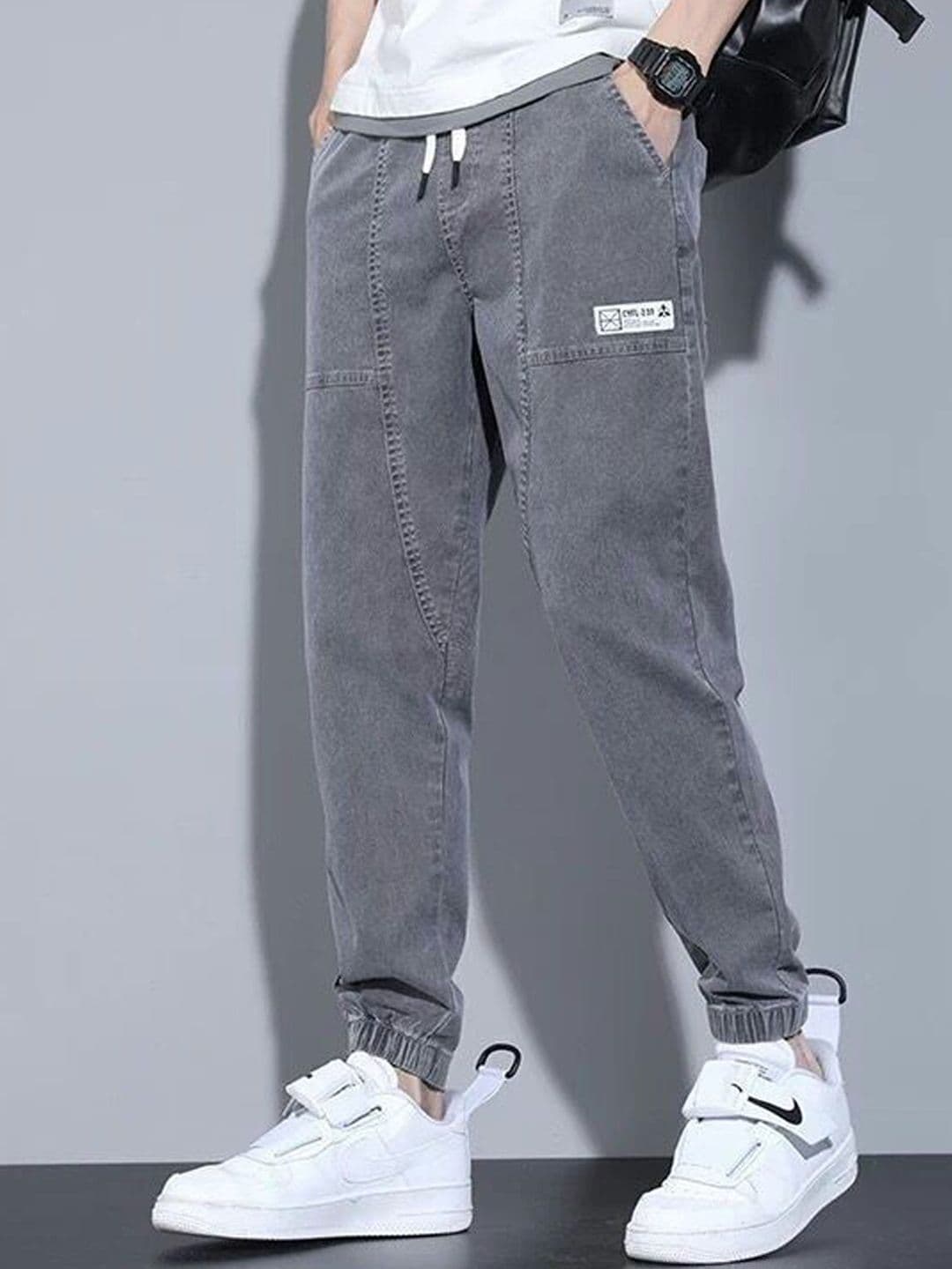 StyleCast Men Clean Look Stretchable Jogger Jeans