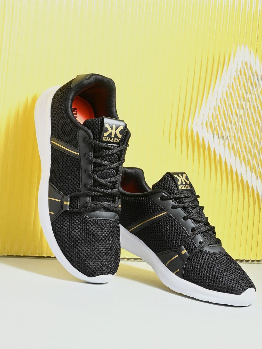 Killer Men Mesh Lace-Ups Running Non-Marking Shoes - view 1