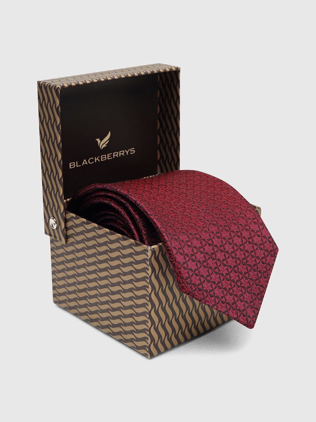 Blackberrys Men Woven Design Cravat Ties - view 1
