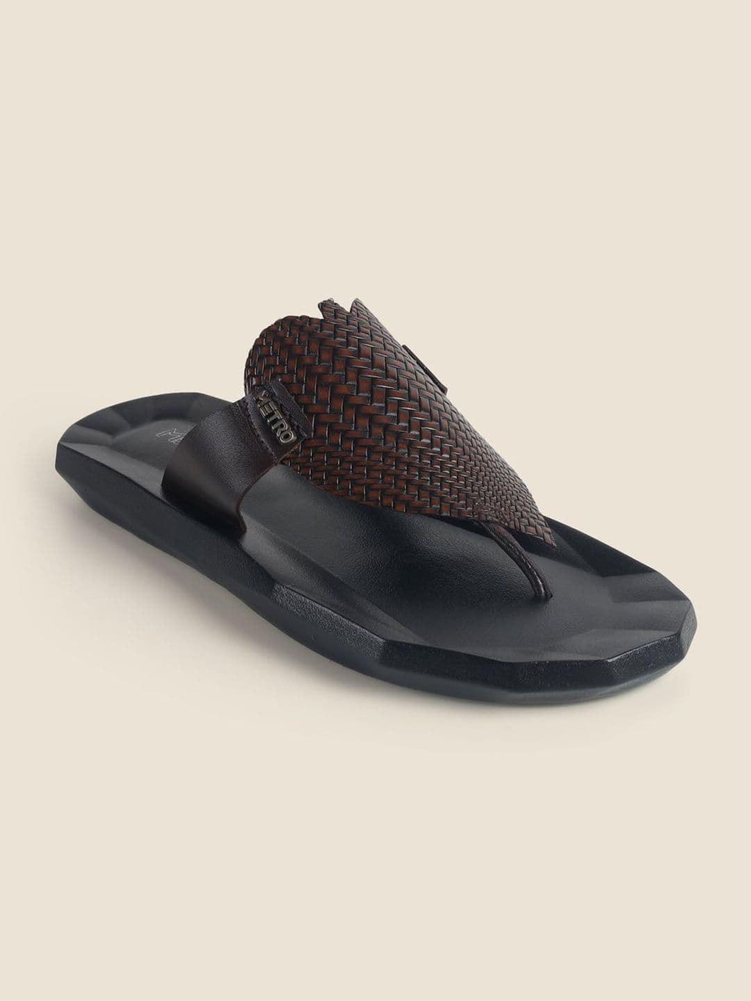Metro Men Leather Comfort Sandals - view 1
