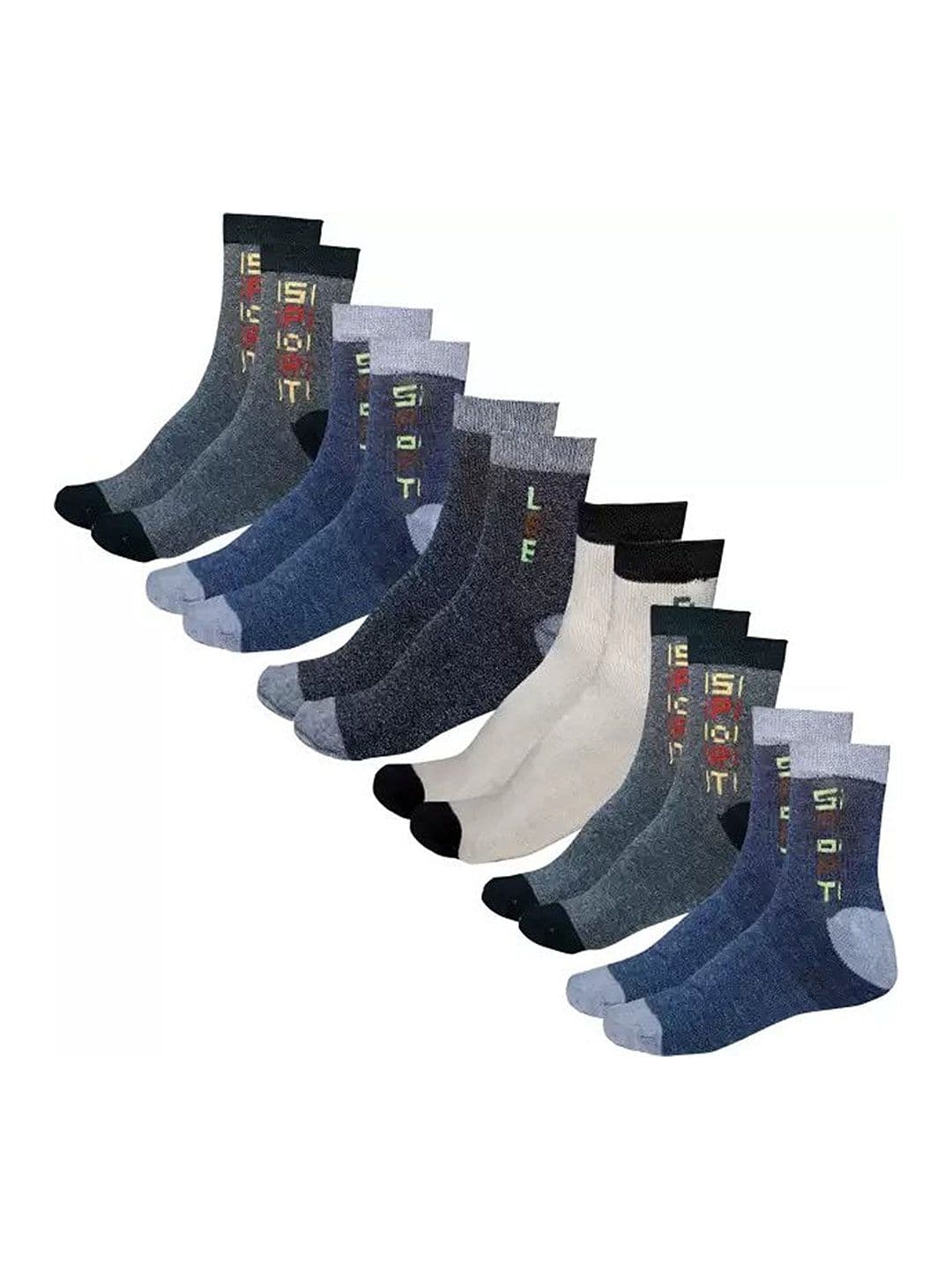 CAVENDERS Men Pack Of 5 Printed Cotton Ankle-Length Socks - view 1
