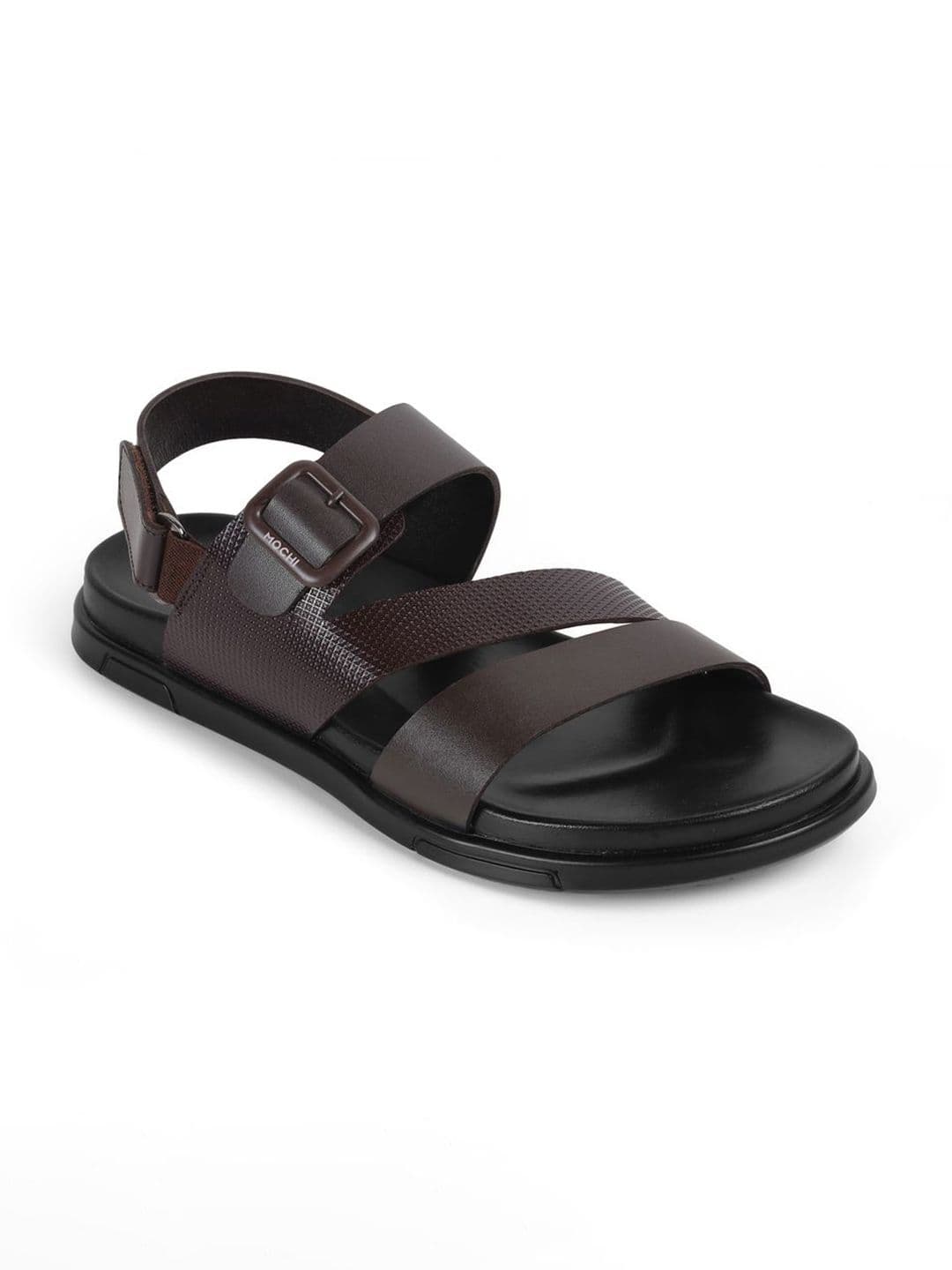 Mochi Men Leather Velcro Comfort Sandals - view 1