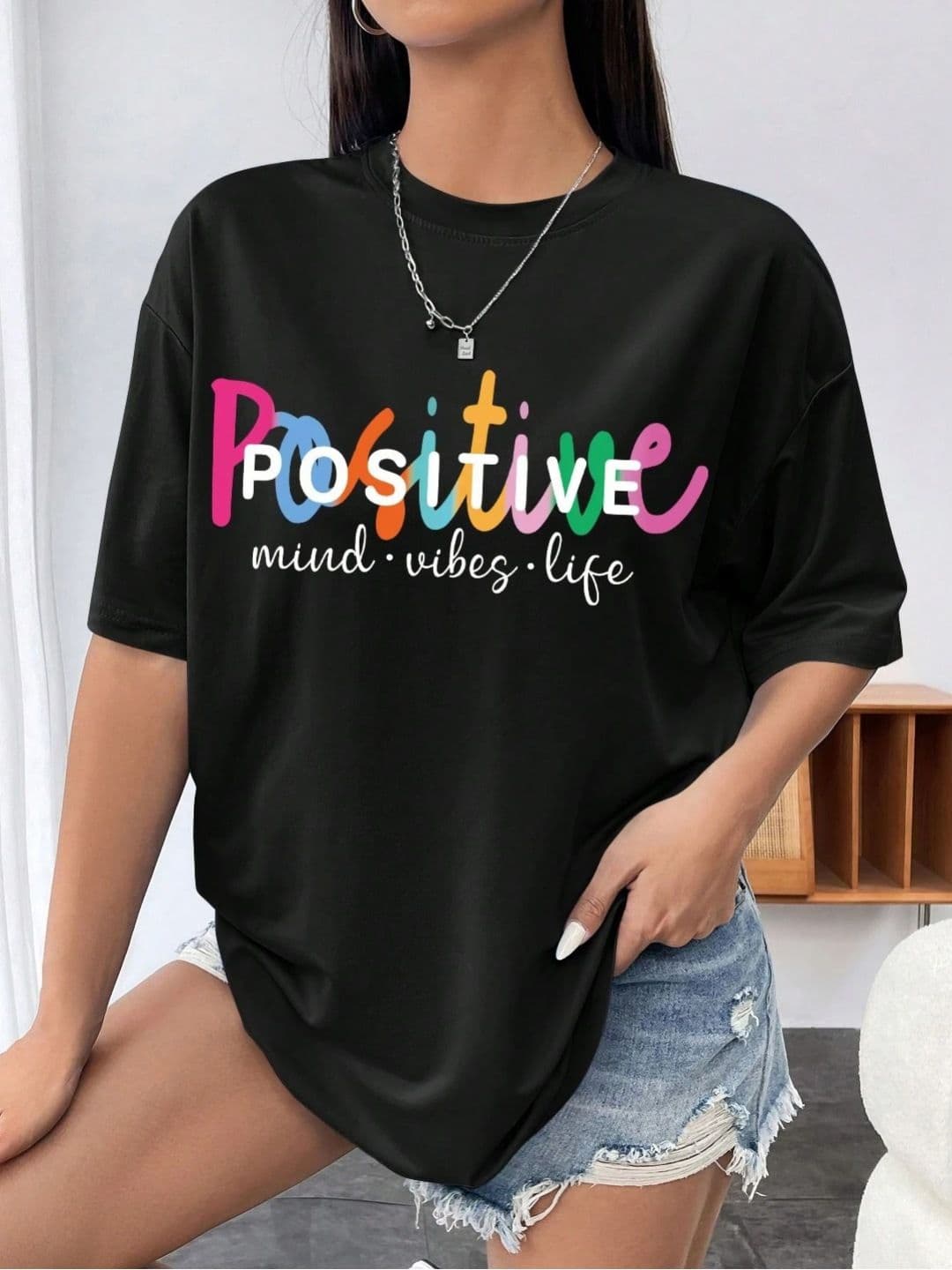 SZN Women Printed Applique T-shirt - view 1