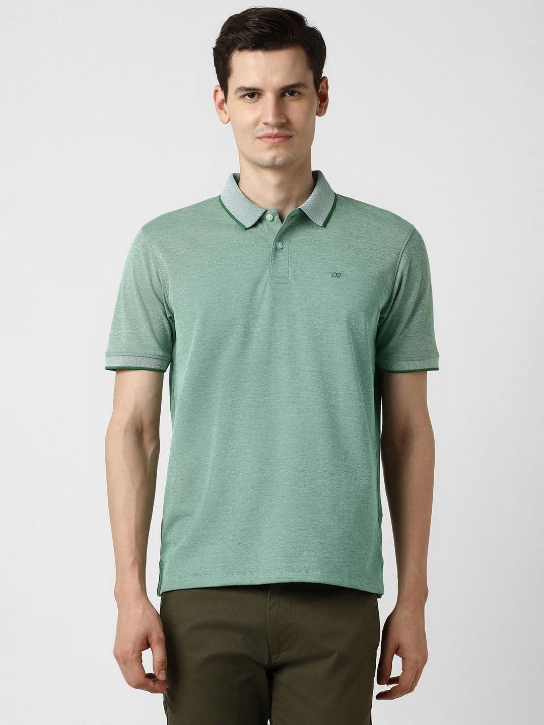 Peter England Men Polo Collar Pockets T-shirt