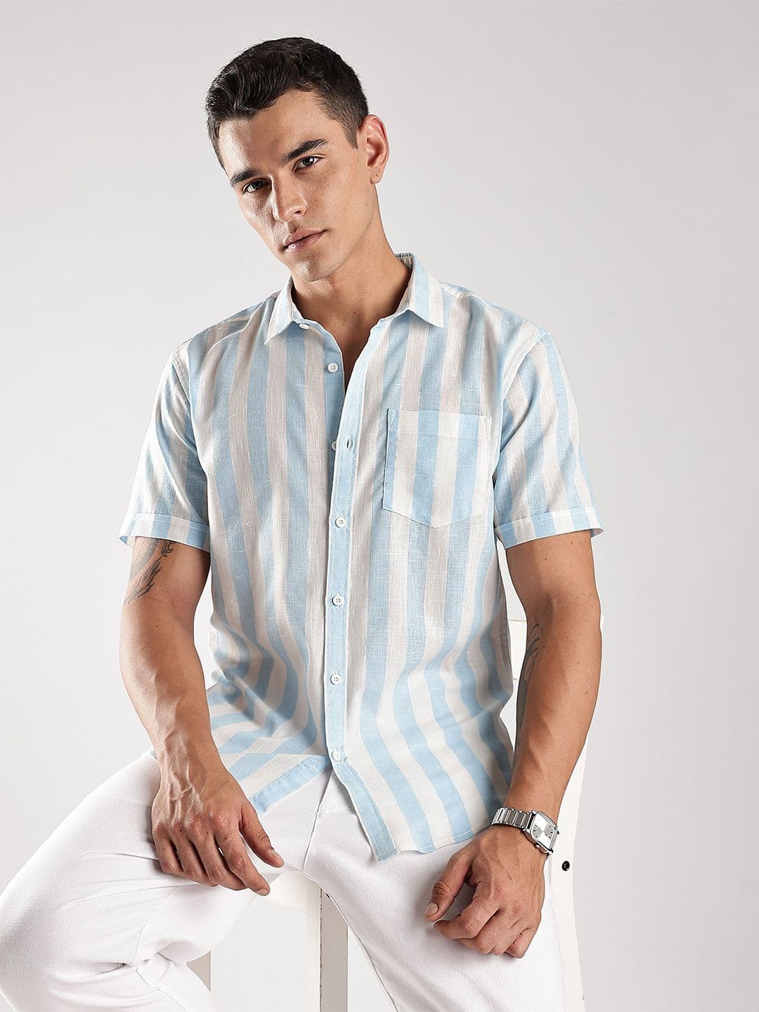 HERE&NOW Men Striped Casual Shirt - view 1