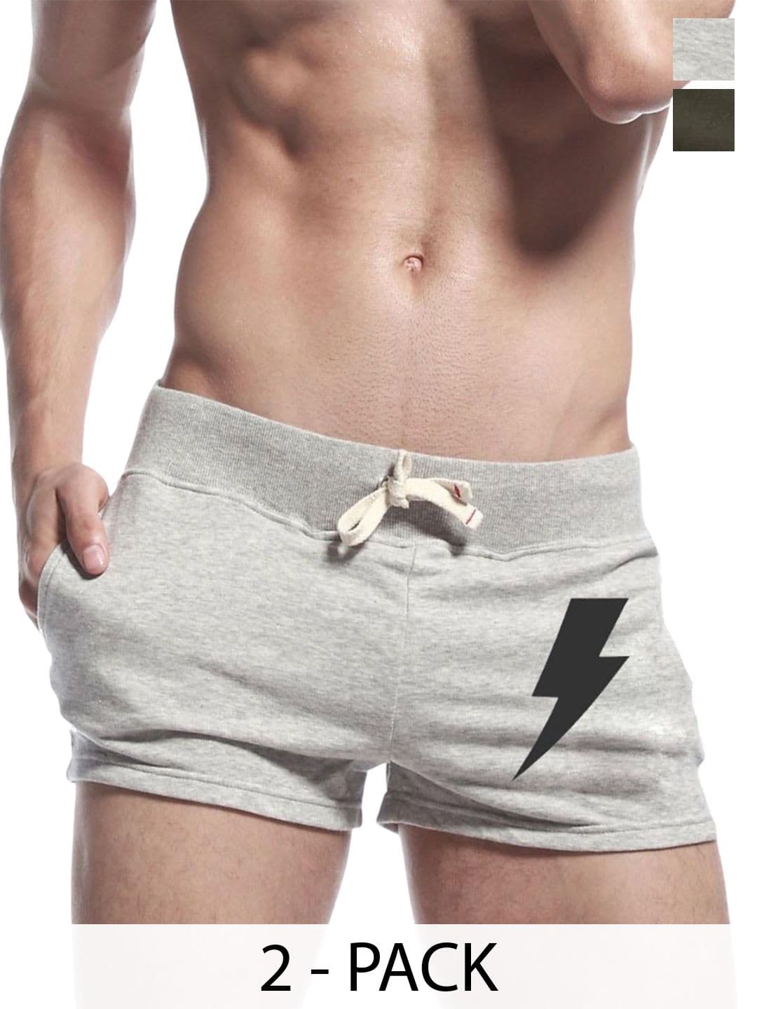 Hotfits Pack Of 2 Men Regular Fit Shorts - view 1