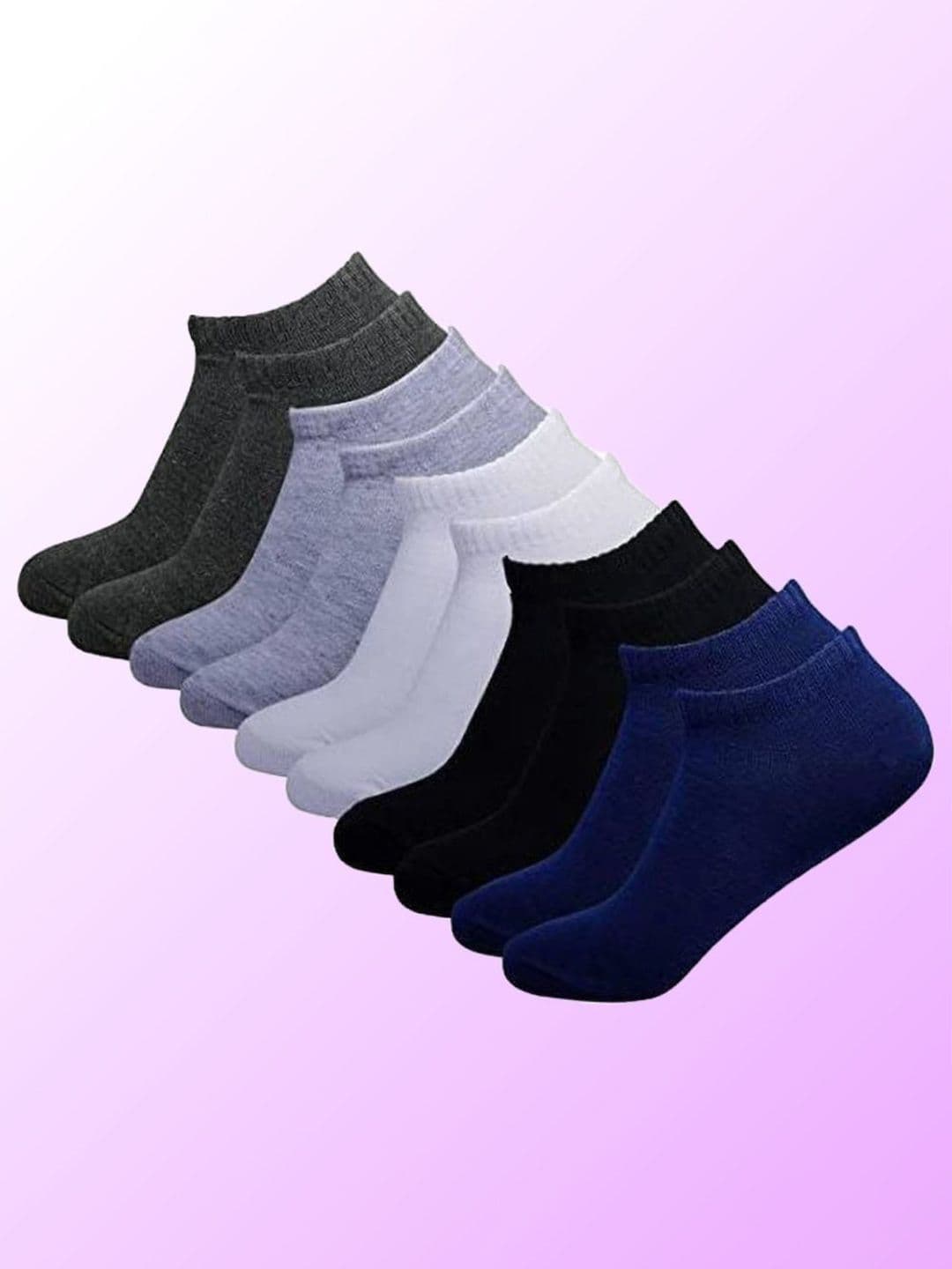 MJE Men Pack Of 5 Ankle-Length Socks - view 1