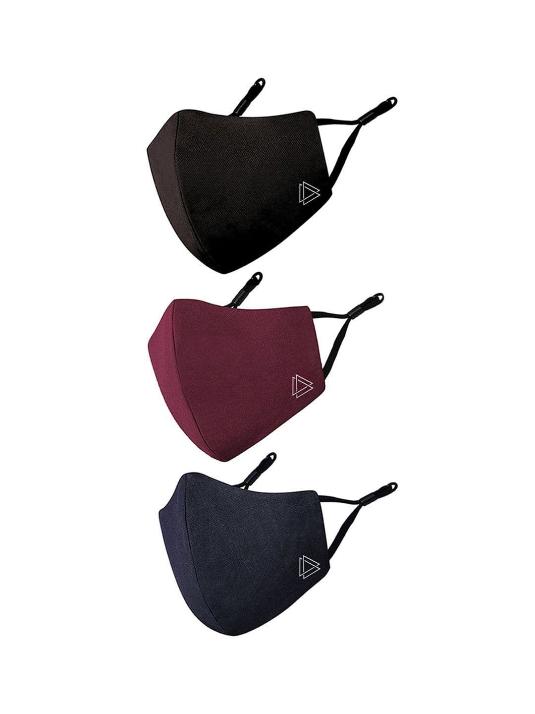 MASQ Pack Of 3 Pure Cotton Outdoor Masks - view 1