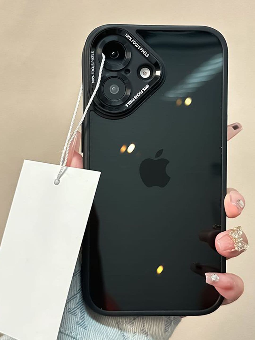 Luxury Kase Solid Shockproof Slim Fit Design iPhone 16 Plus Back Case Mobile Accessories