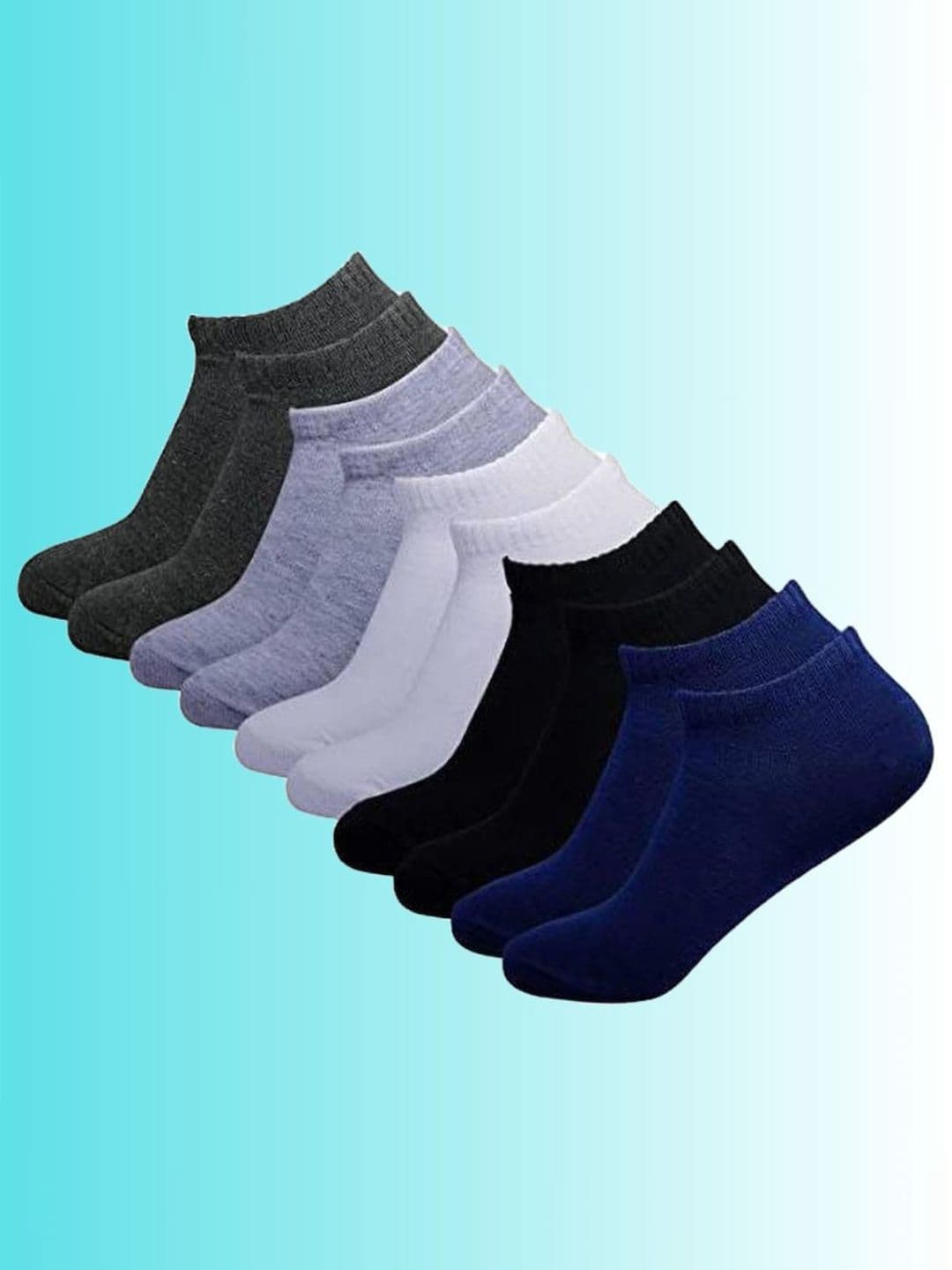MJE Brand Name Men Pack Of 5 Ankle Length Socks - view 1