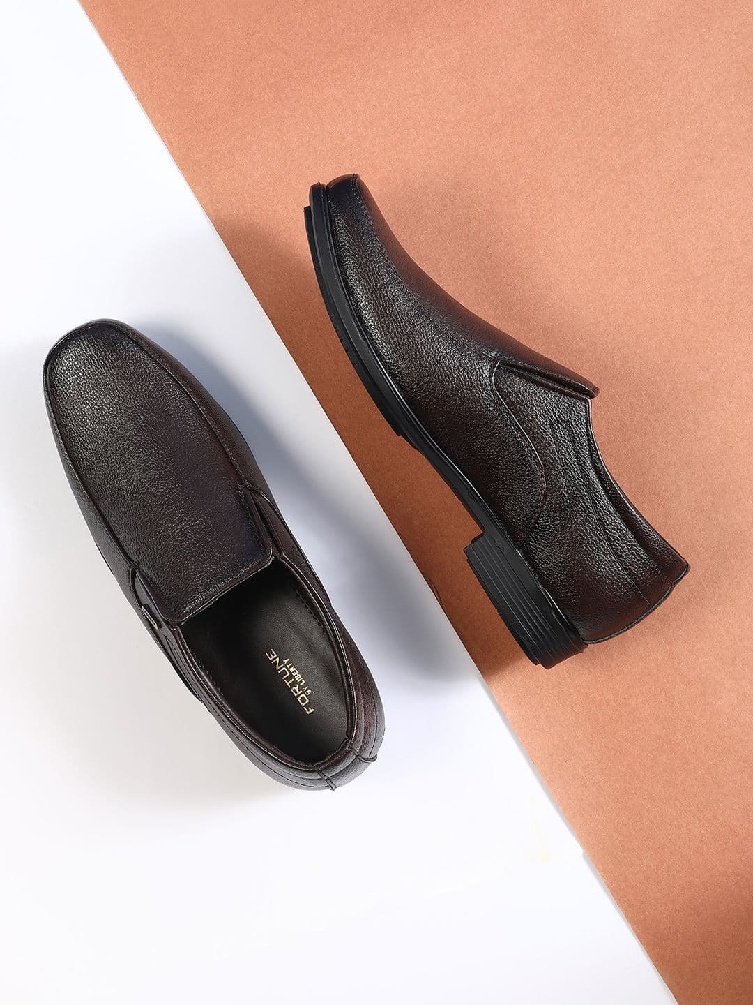Liberty Men Perforations PU Loafers - view 1