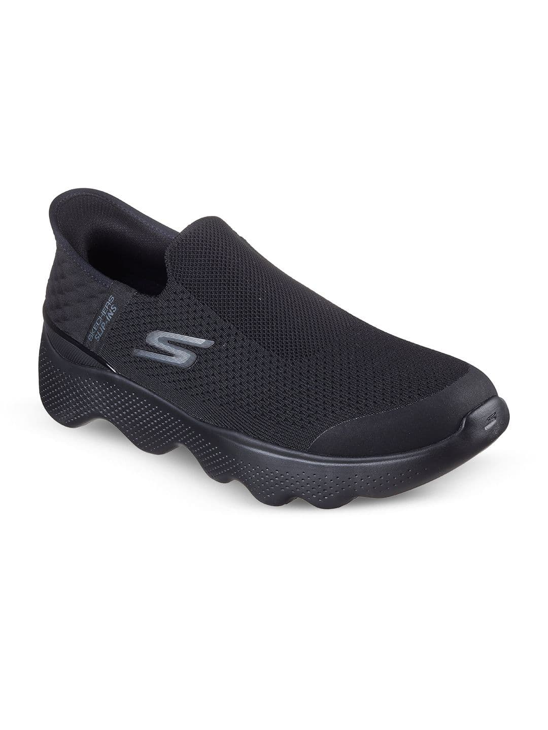 Skechers Men GO WALK MASSAGE FIT - CURRENT Slip Ins Walking Shoes - view 1