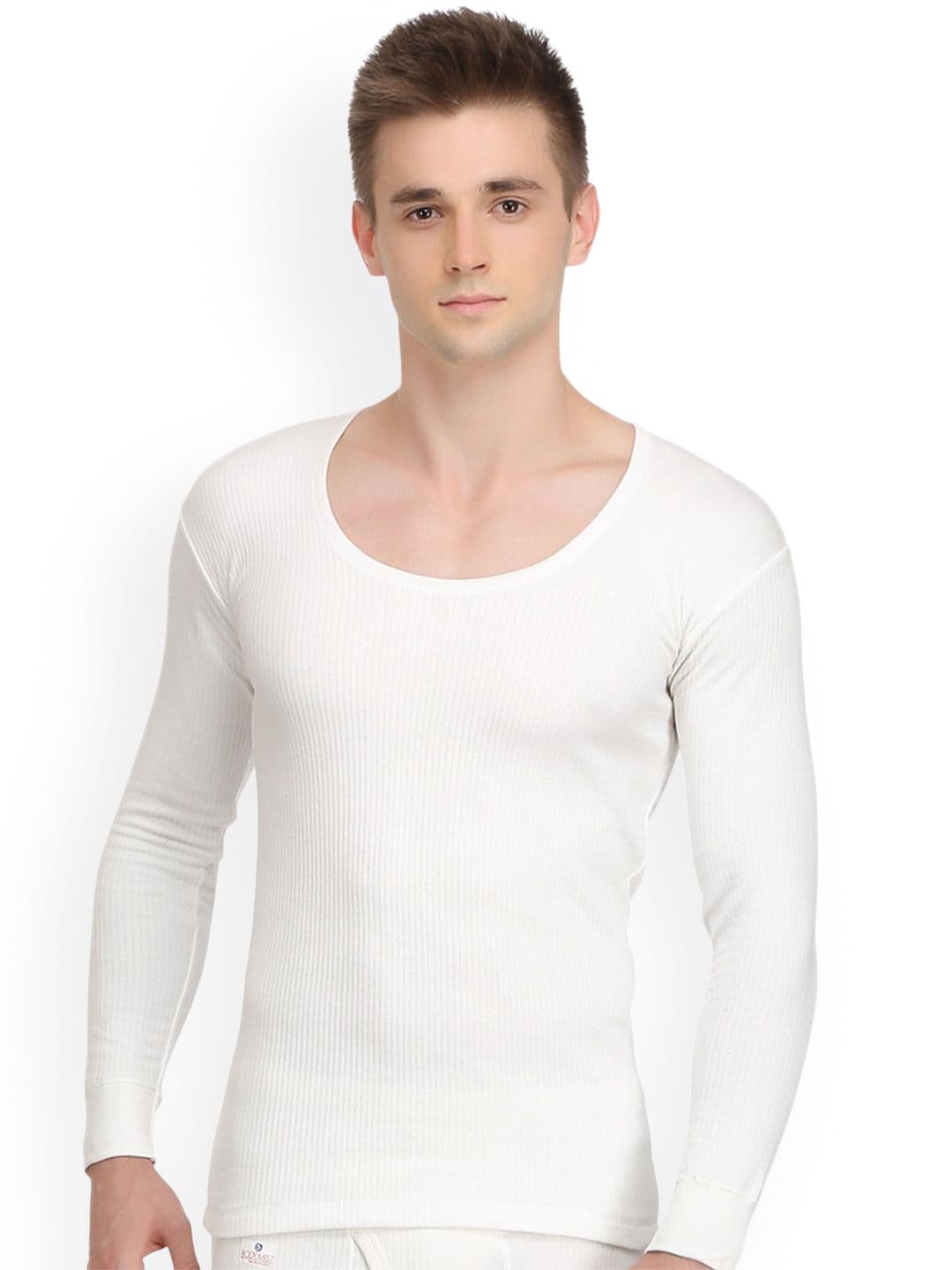 BODYMIST Men Round Neck Wool Thermal Tops - view 1