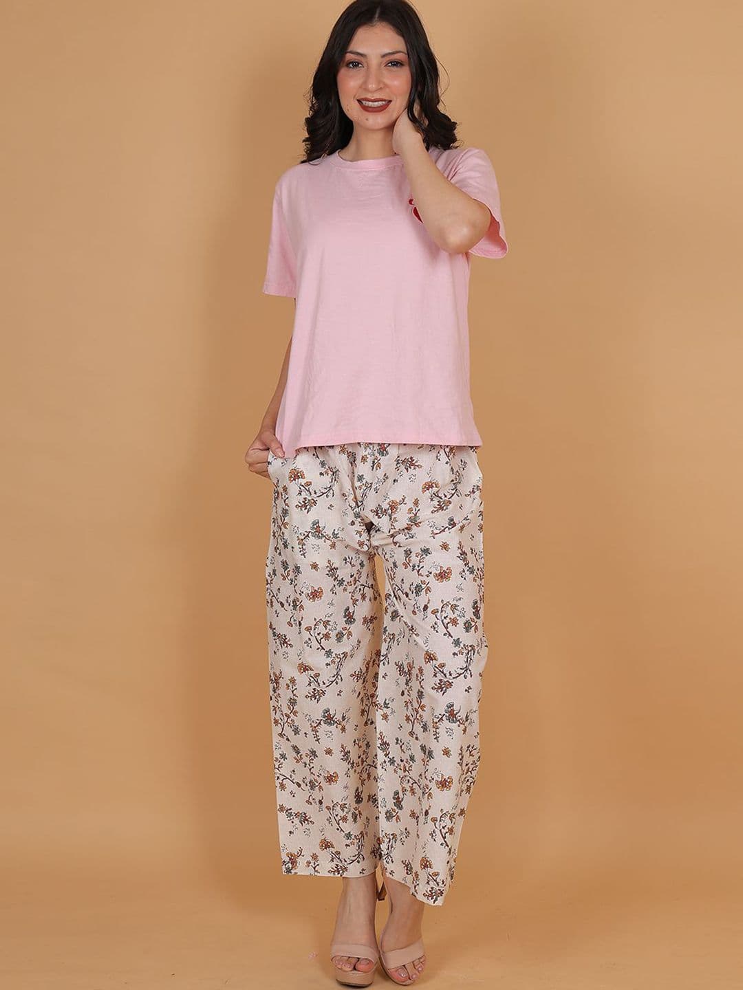 Trendzmy Women Floral Printed Handloom Palazzos - view 1